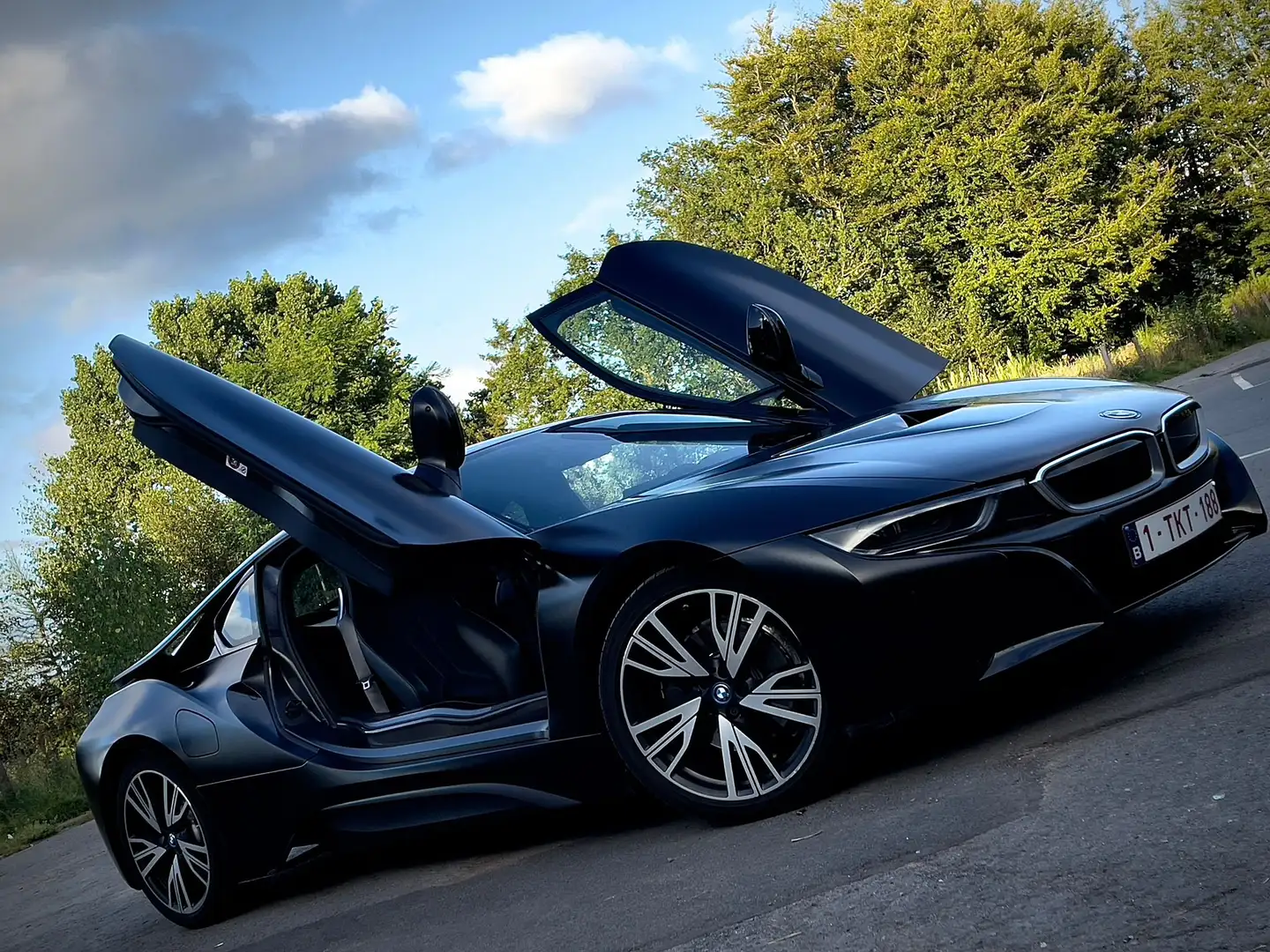 BMW i8 i8 11.6 kWh PHEV (266 kW) Noir - 2