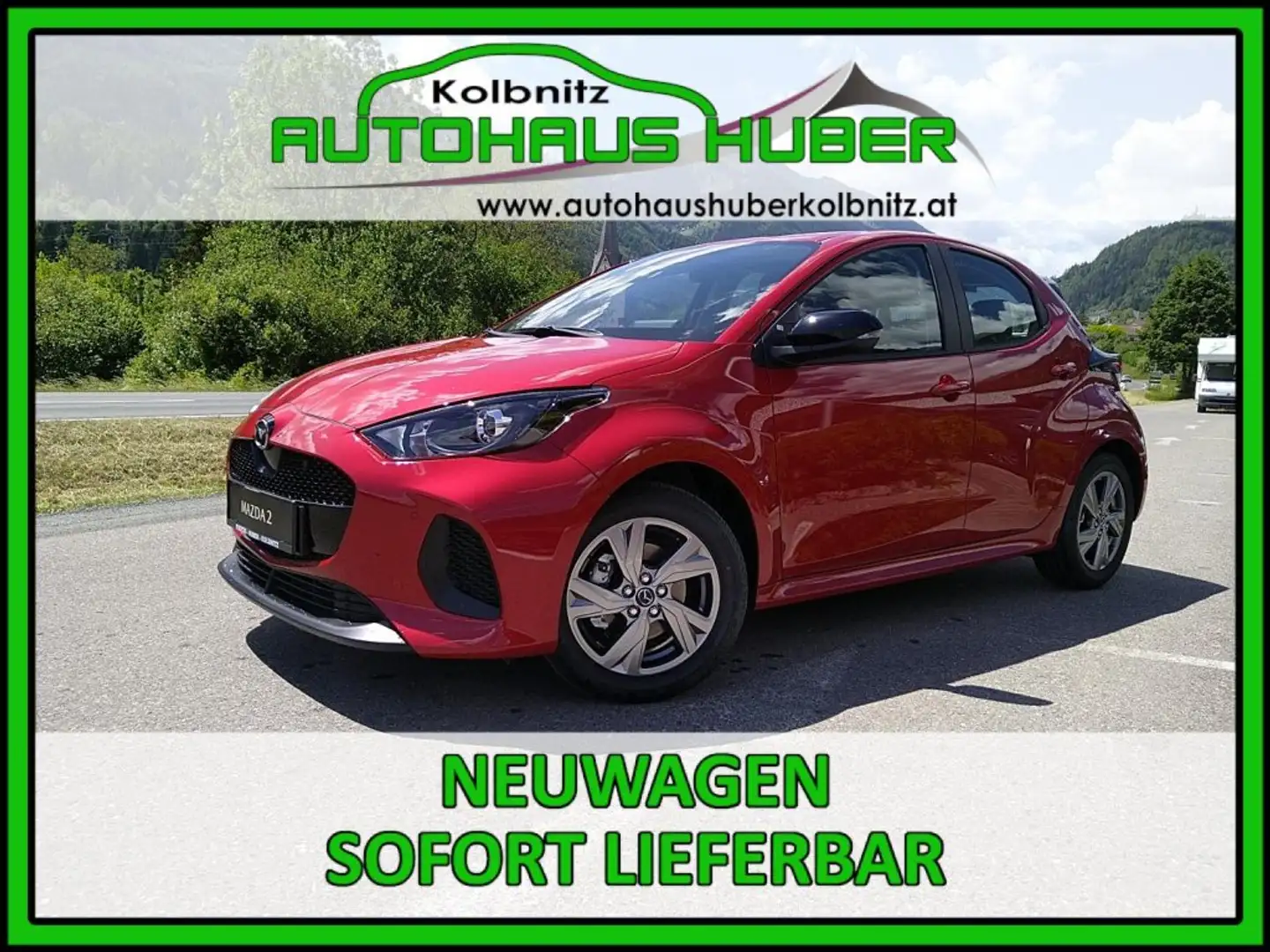 Mazda 2 HYBRID AUTOMATIK EXCLUSIVE-LINE MY25 Rot - 1
