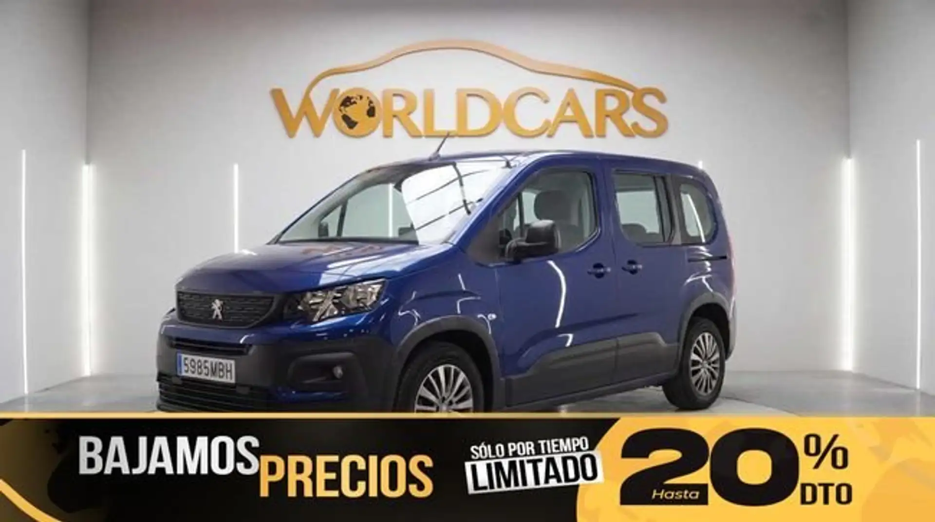 Peugeot Rifter 1.5 99 cv Azul - 1