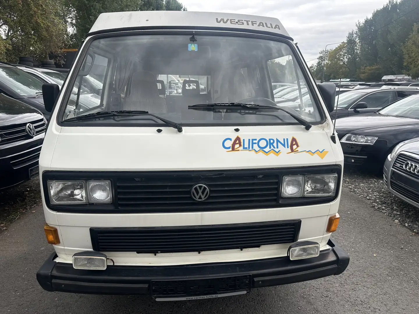 Volkswagen T3 California Wohmmobile 1,6 TD Servo 5 gang Standheizung Weiß - 2
