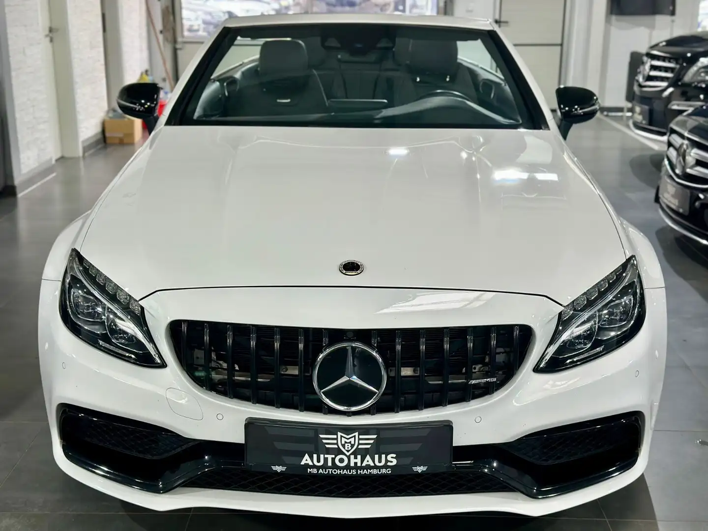 Mercedes-Benz C 63 AMG Cabrio,LED,Kamera,HUD,Burmester,VOL,TOP Blanc - 2