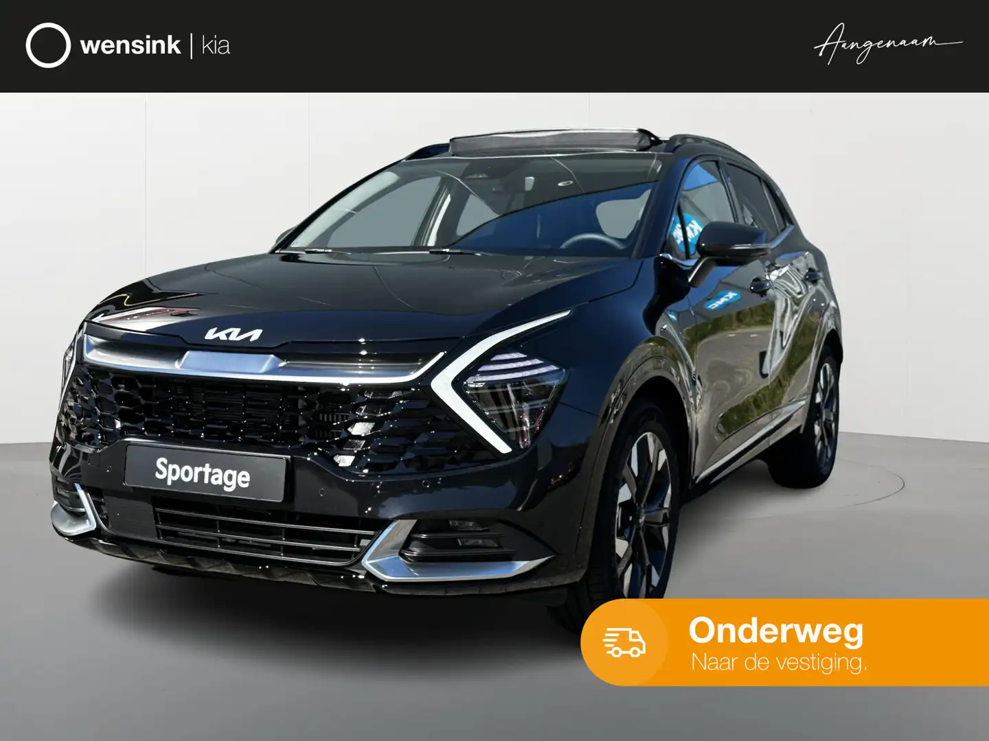 Kia Sportage 1.6 T-GDi Plug-in Hybrid AWD DynamicPlusLine Zwart - 1