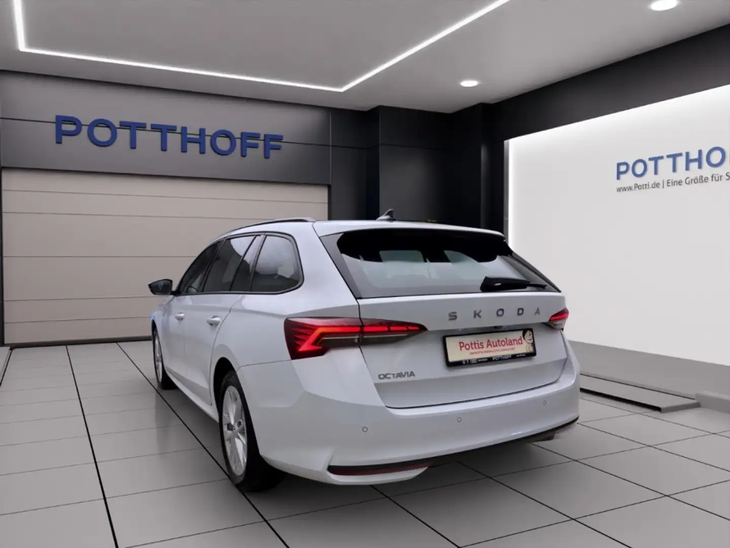 Skoda Octavia Combi 2.0 TDI DSG SELECTION NAVI KLIMA PDC MATRIX Weiß - 2