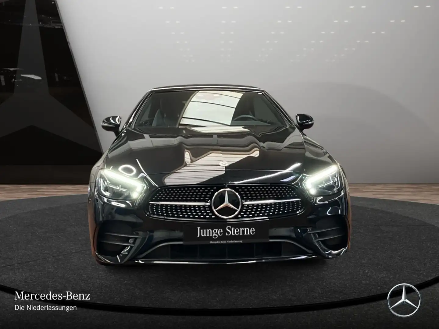 Mercedes-Benz E 450 Cabrio 4M AMG+NIGHT+360+LED+STHZG+FAHRASS+9G Schwarz - 2