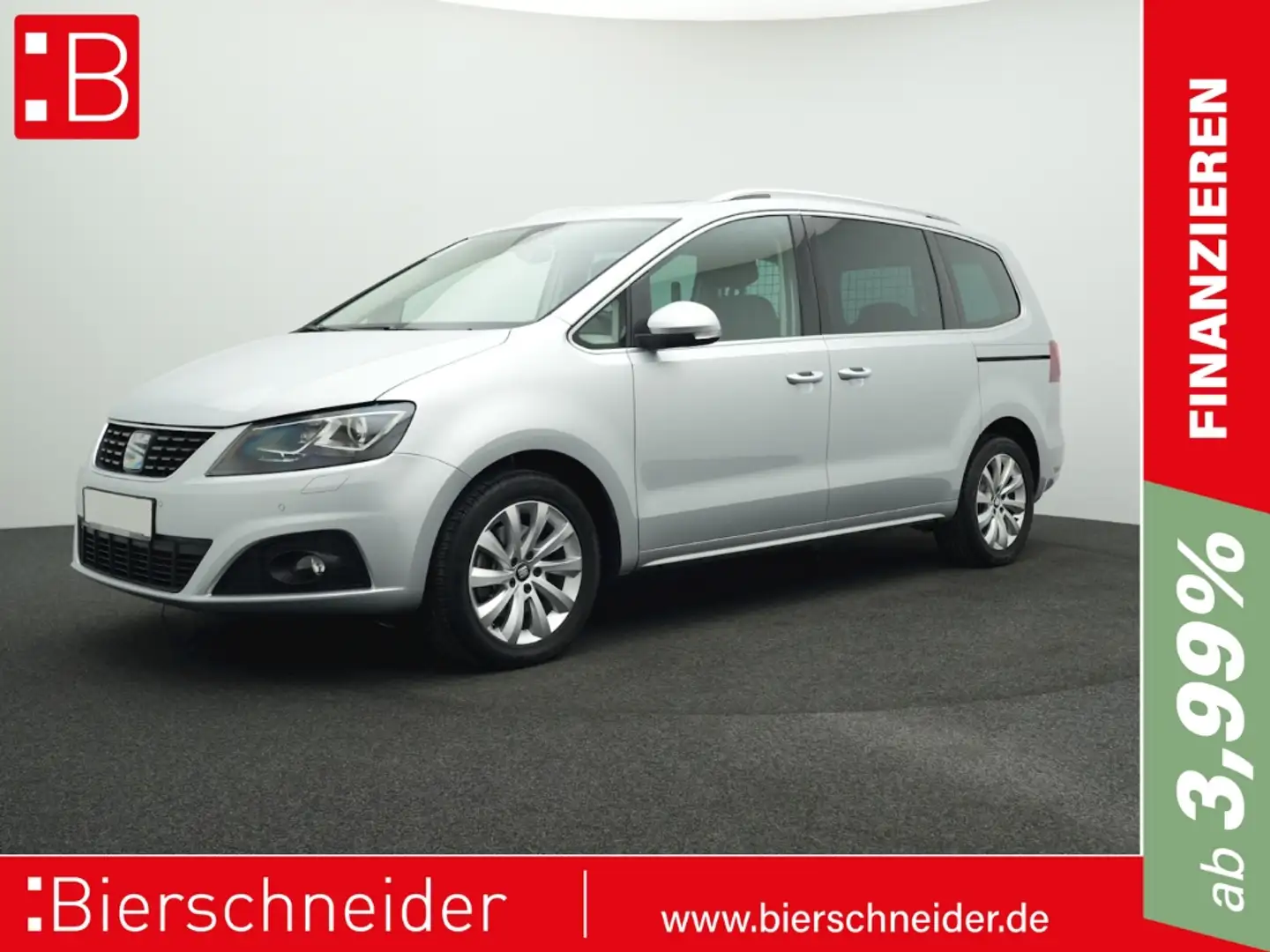 SEAT Alhambra 1.4 TSI DSG Style PANO KAMERA STANDHZ ACC Argento - 1