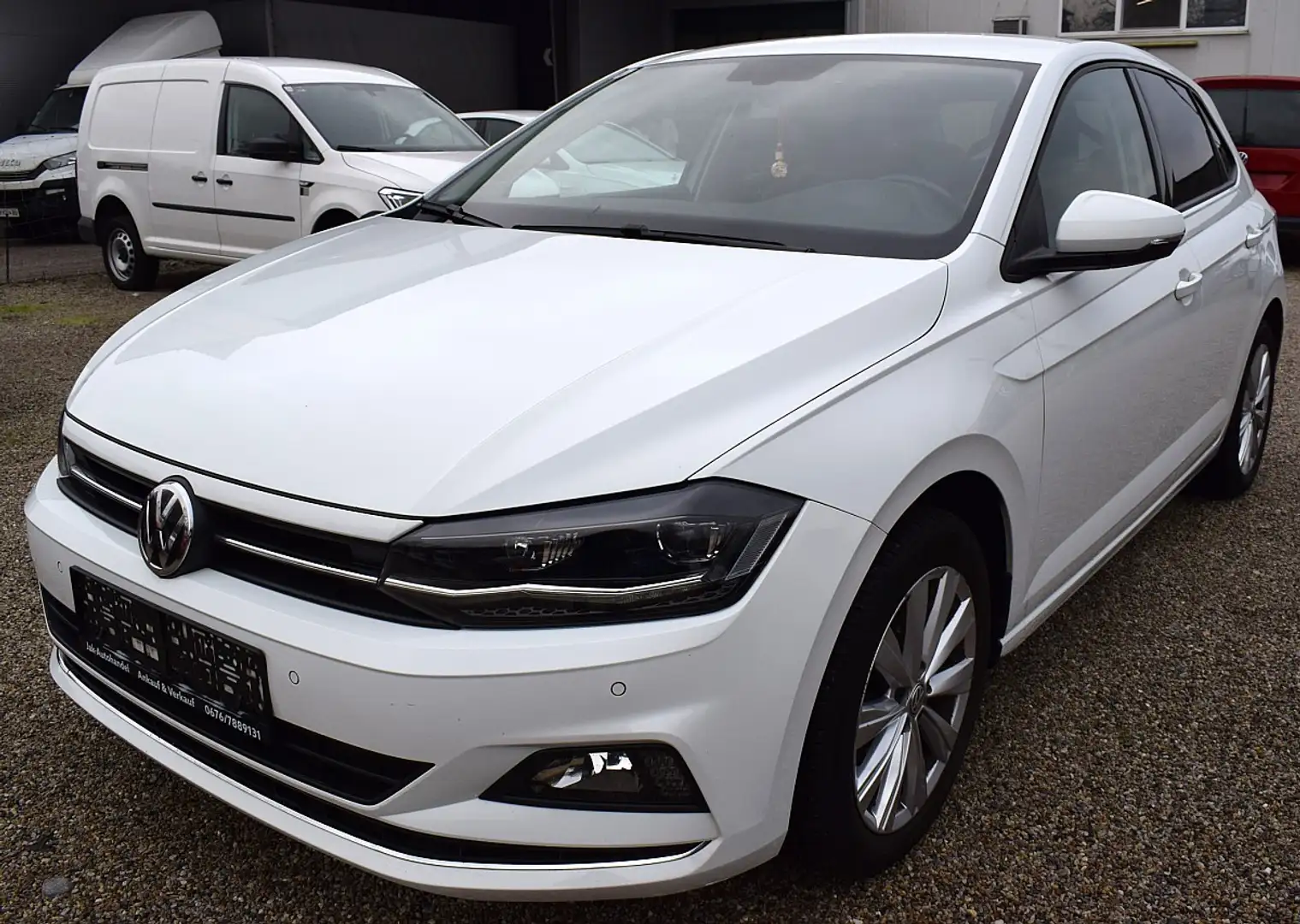 Volkswagen Polo 1,0 Highline TSI Blanc - 1