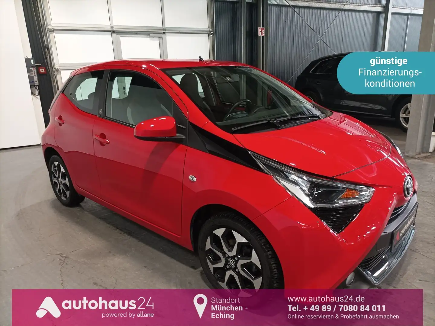 Toyota Aygo 1.0 Team D Klima|App|Alu-Felgen|Kamera Rouge - 1