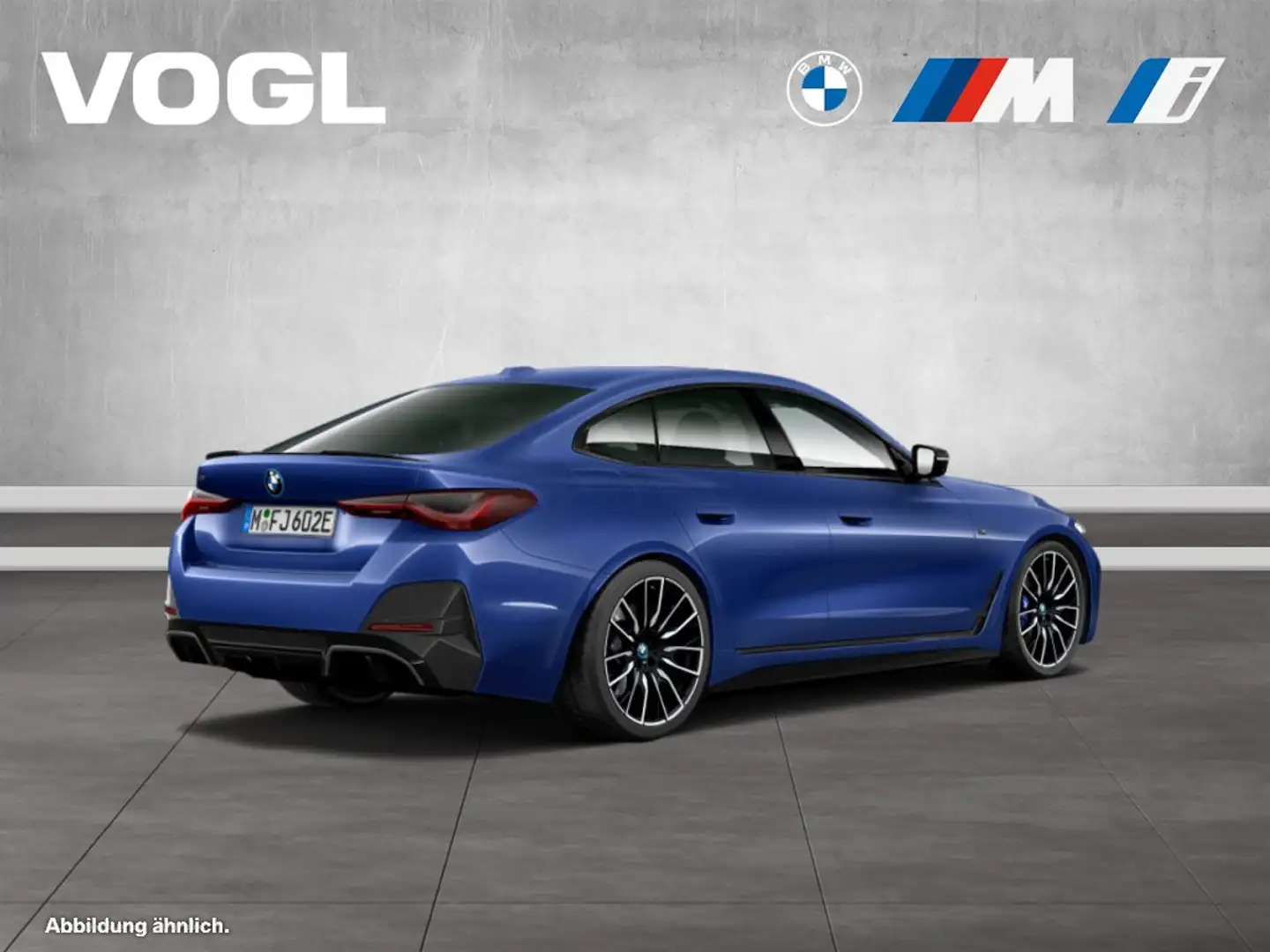 BMW i4 M50 Gran Coupé LKH SHZ el.Glasdach Blau - 2