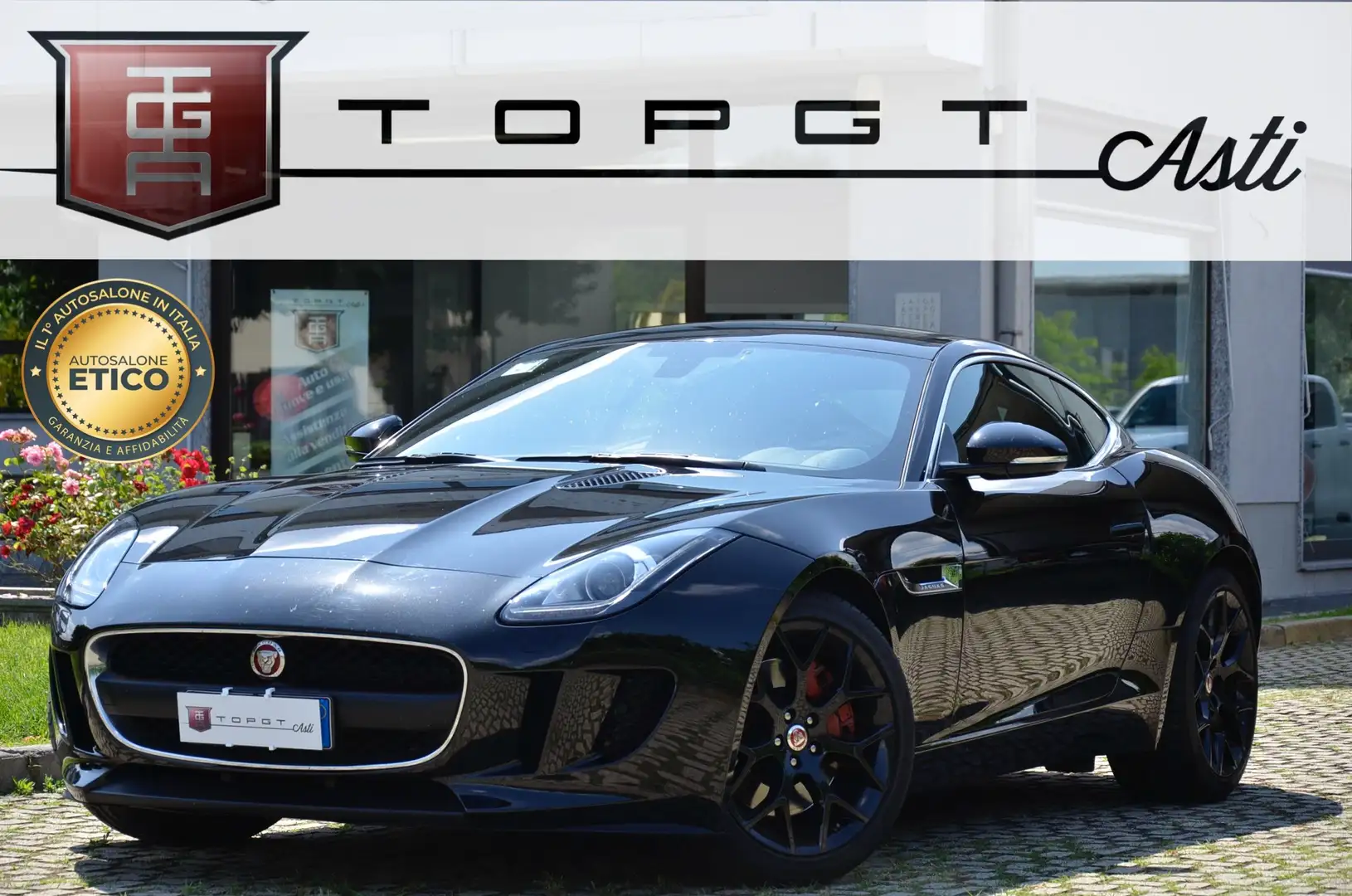 Jaguar F-Type Coupe 3.0 V6 auto 340cv , SERVICE JAGUAR ,PERMUTE Nero - 1