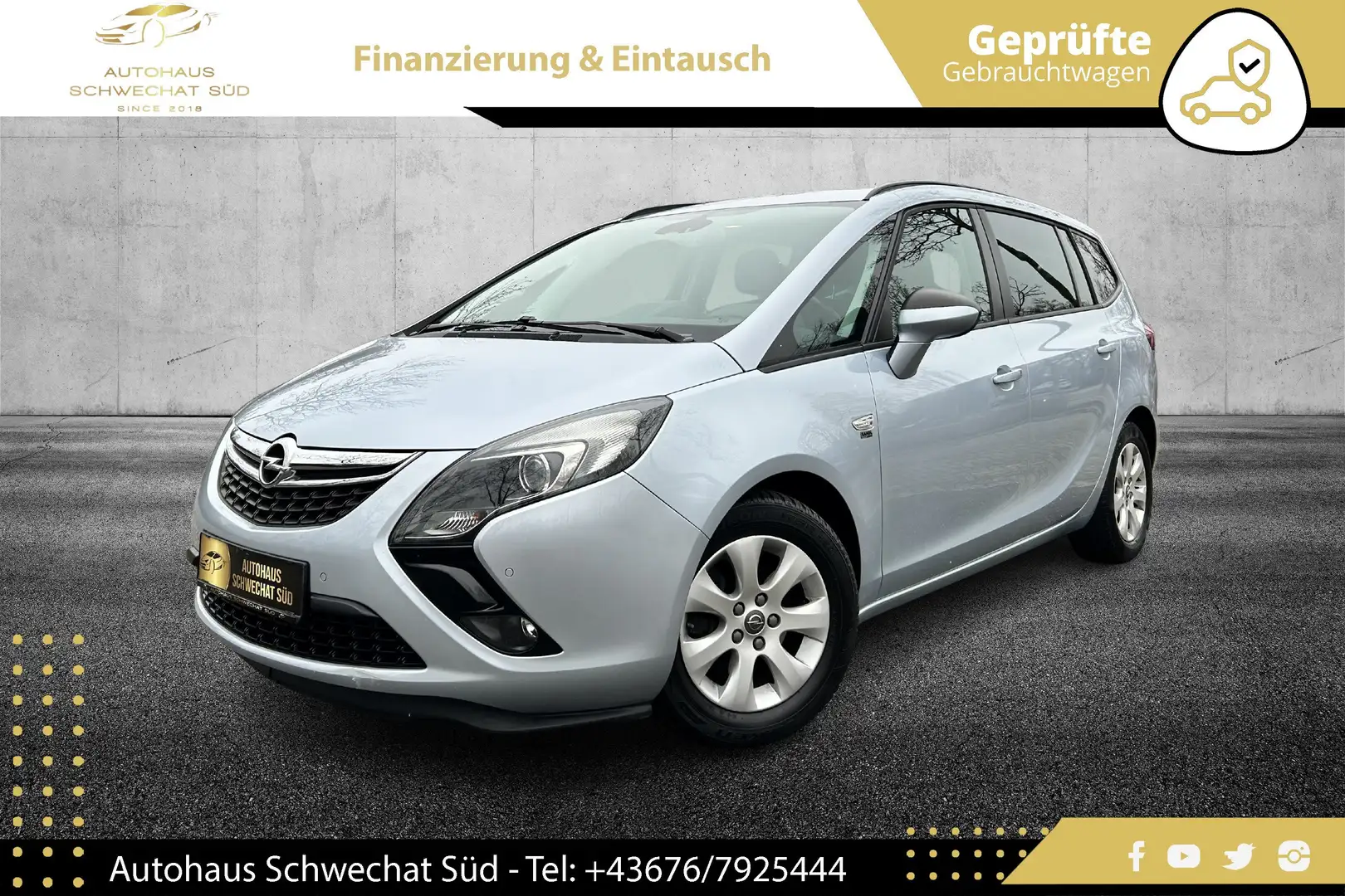 Opel Zafira Tourer 1,4 Turbo ecoflex Edition // 7-SITZER // PICKERL Blau - 1