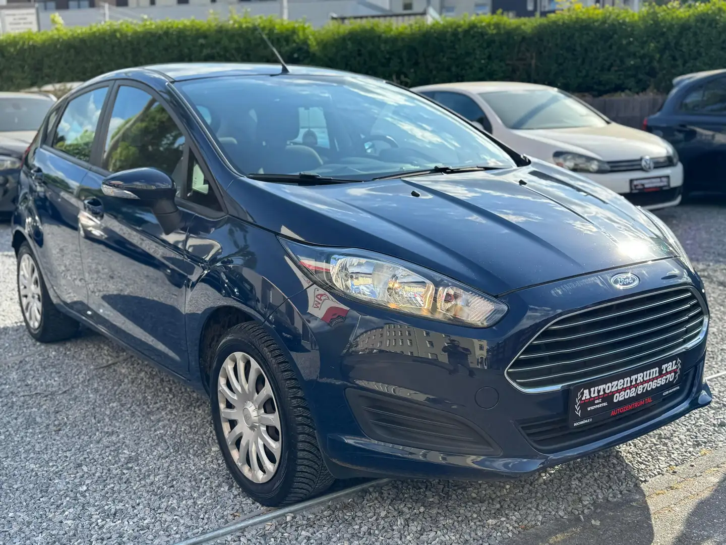 Ford Fiesta Trend 1.25 *KLIMA*SHZ*AHK*SHG* Bleu - 1