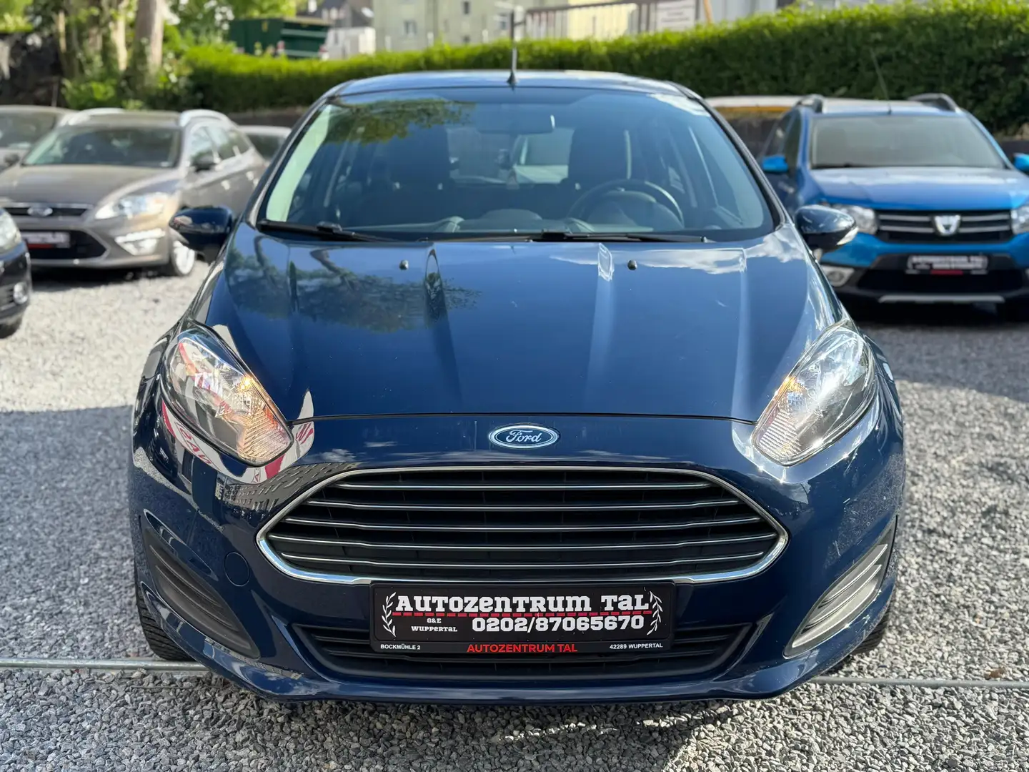 Ford Fiesta Trend 1.25 *KLIMA*SHZ*AHK*SHG* Bleu - 2
