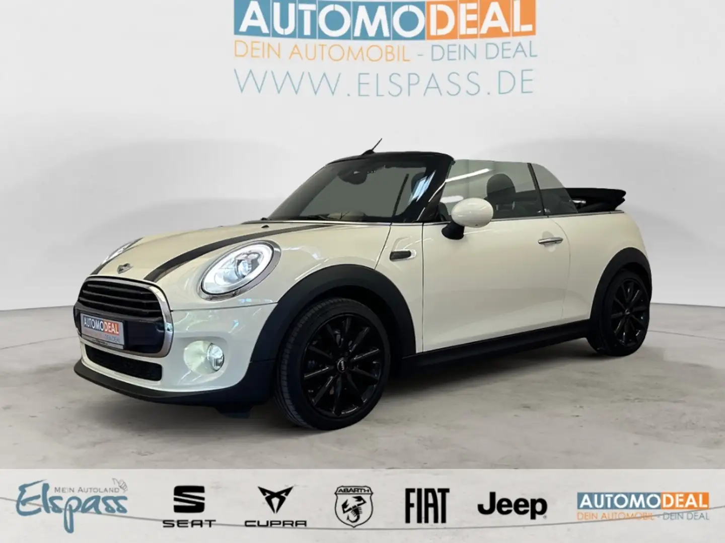 MINI Cooper Cabrio NAV LED SITZHZG KAMERA TEMPOMAT ALU PDC BLUETOOTH Blanc - 1