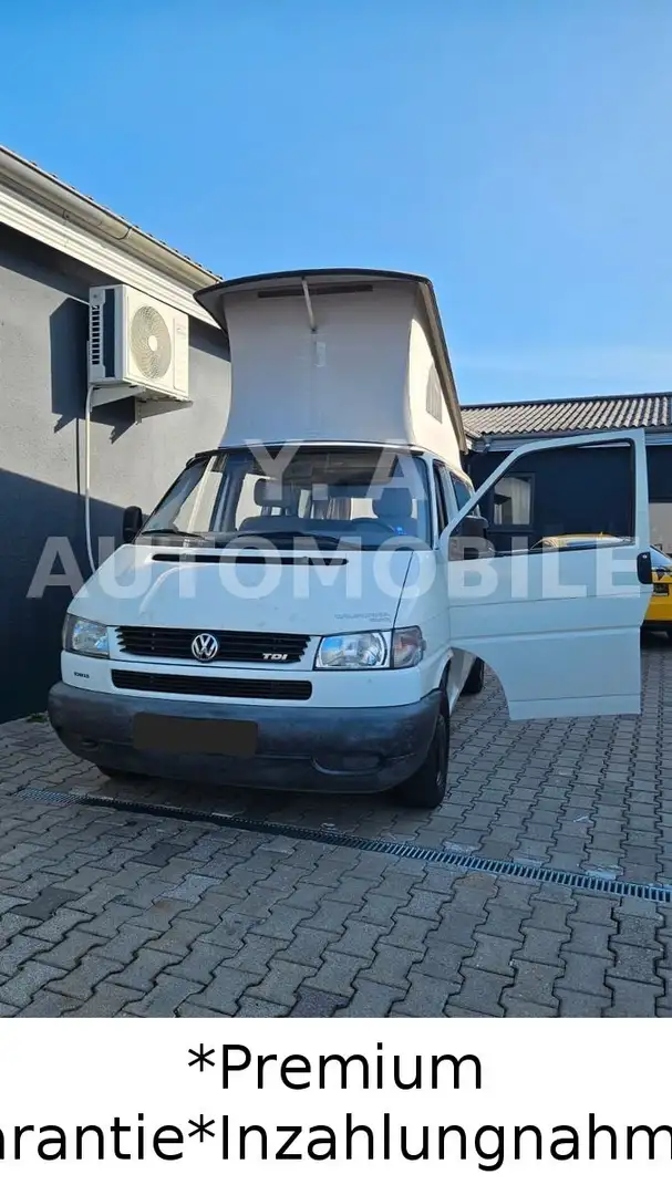 Volkswagen T4 California 2.5 TDI*Aufstelldach*Klima*HUNeu Weiß - 1