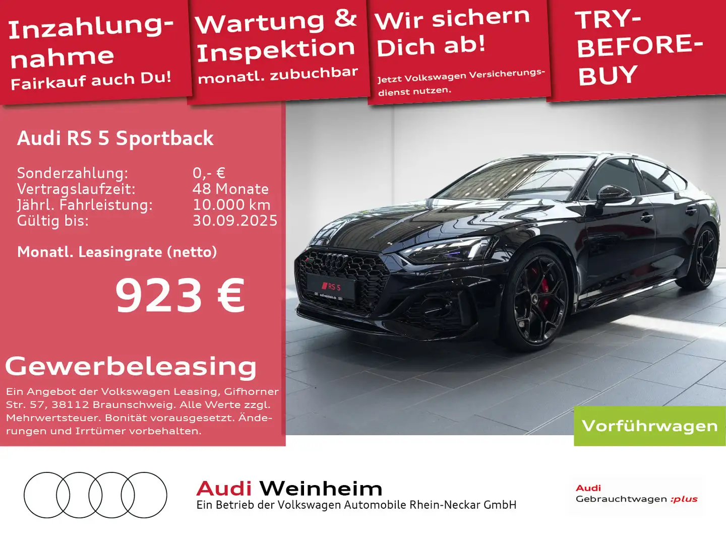 Audi RS5 tiptronic Schwarz - 1