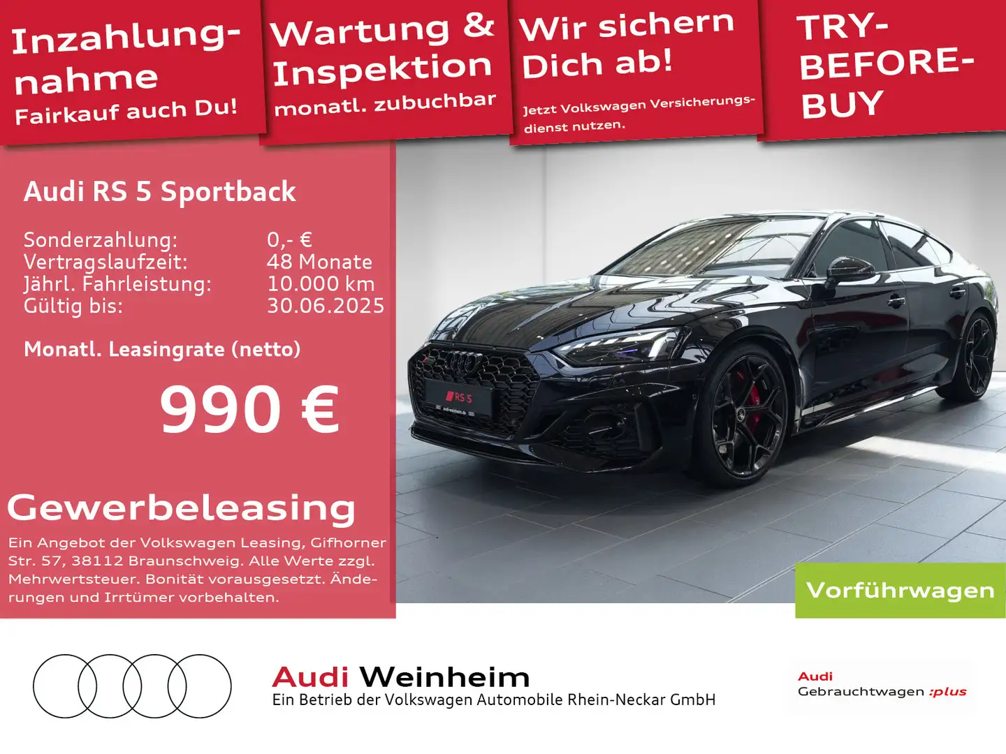 Audi RS5 tiptronic Schwarz - 1