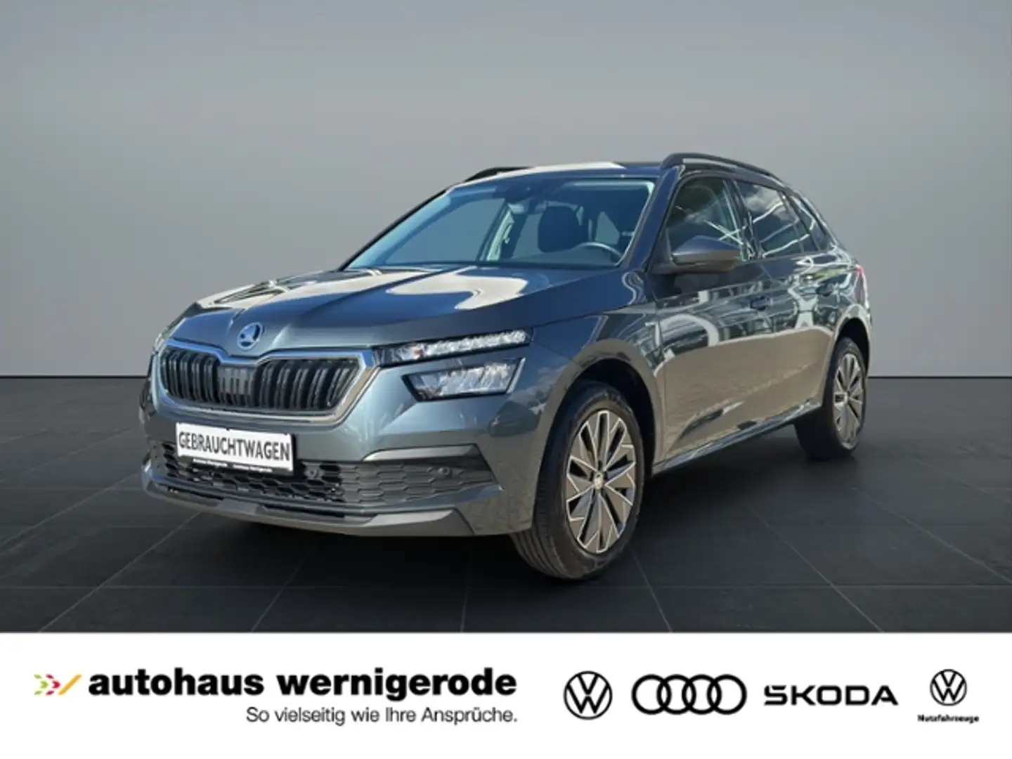 Skoda Kamiq 1.0TSI Clever LED/Alu/Shz/PDC/App Grau - 1