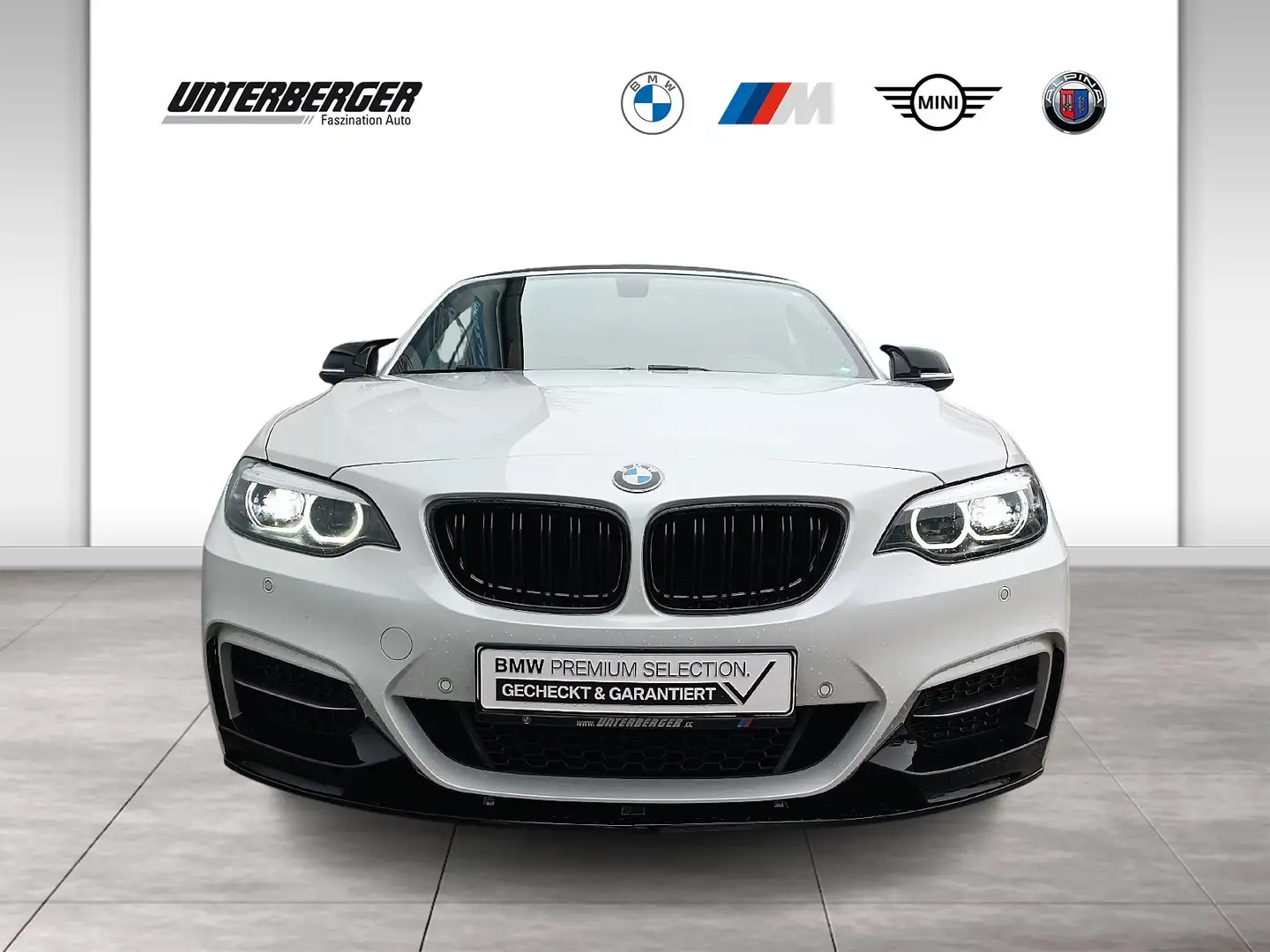 BMW 240 M240i Cabrio LED SHZ Hifi Navi SHZ 18" Tempo Leder Weiß - 2