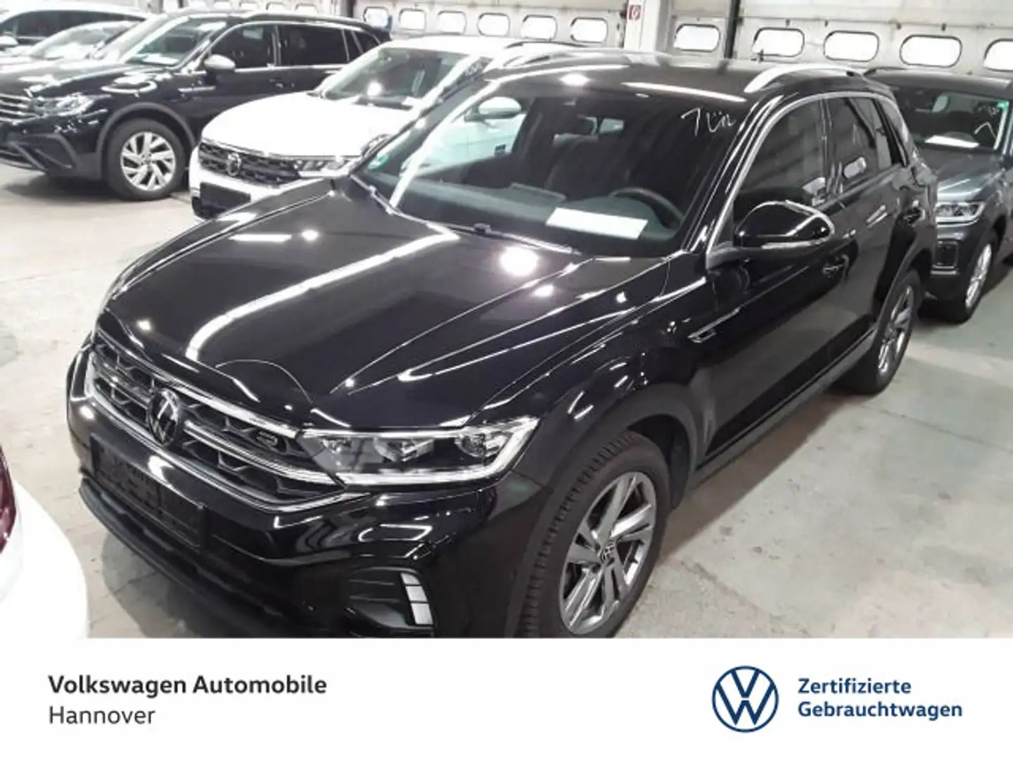Volkswagen T-Roc 2.0 TDI DSG R-Line Navi AHK LED DigCockpit Schwarz - 1