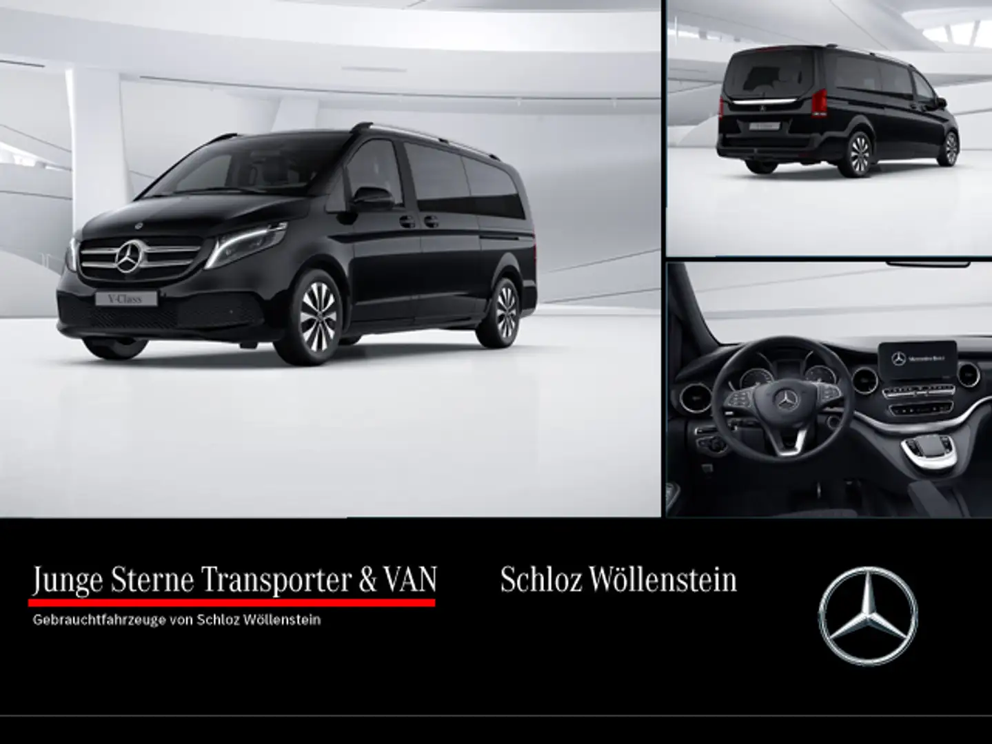 Mercedes-Benz V 300 Edition XL 4x4 MBUX*Sthzg*SHZ*LED*AHK* Schwarz - 1