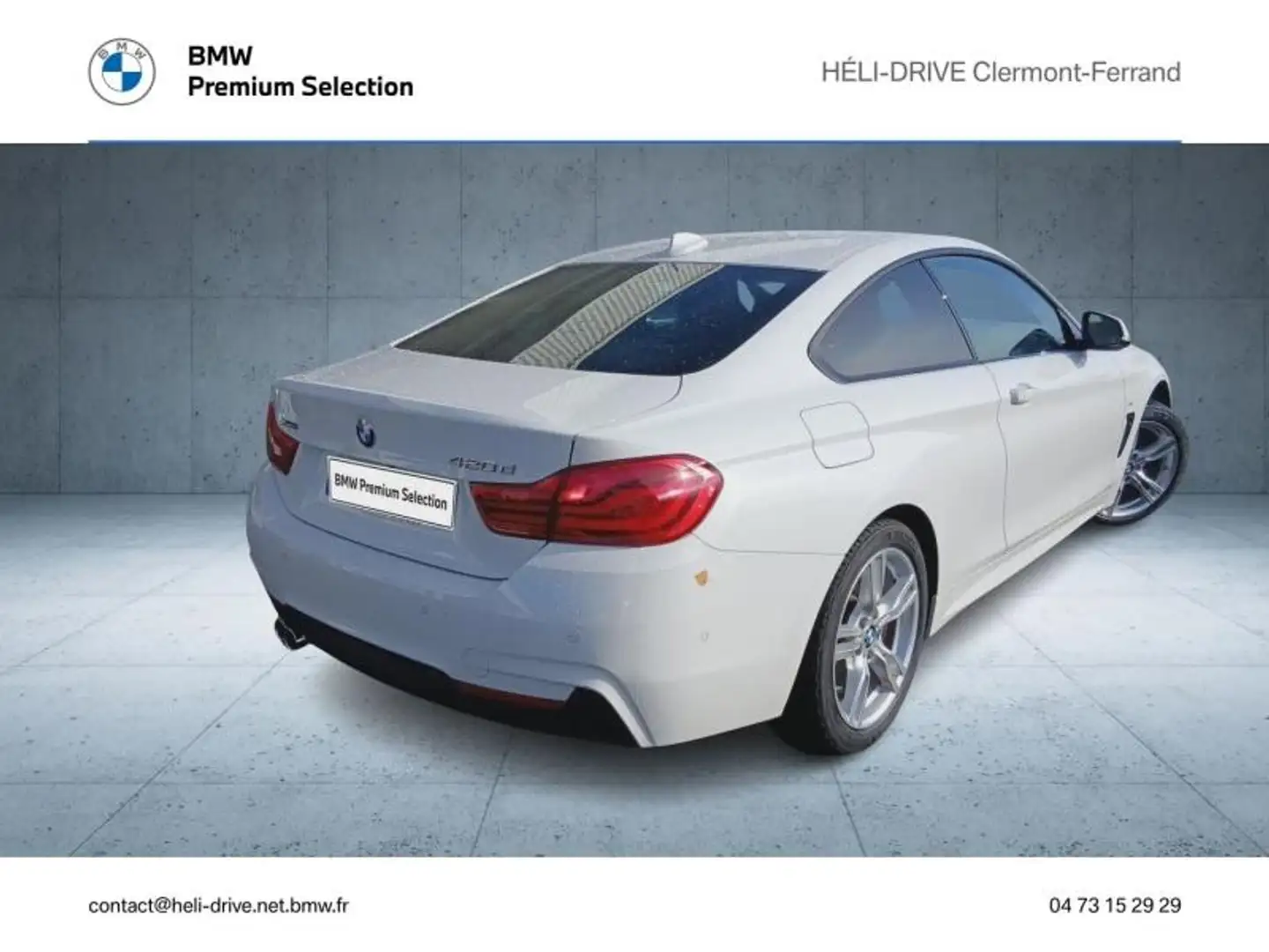 BMW 420 420dA xDrive 190ch M Sport Blanc - 2