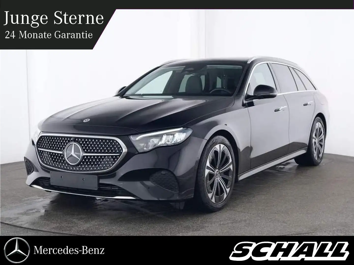 Mercedes-Benz E 300 T e AVA+DIST+PANO+AHK+KEYLESS+LED+KAM+SPUR Schwarz - 1