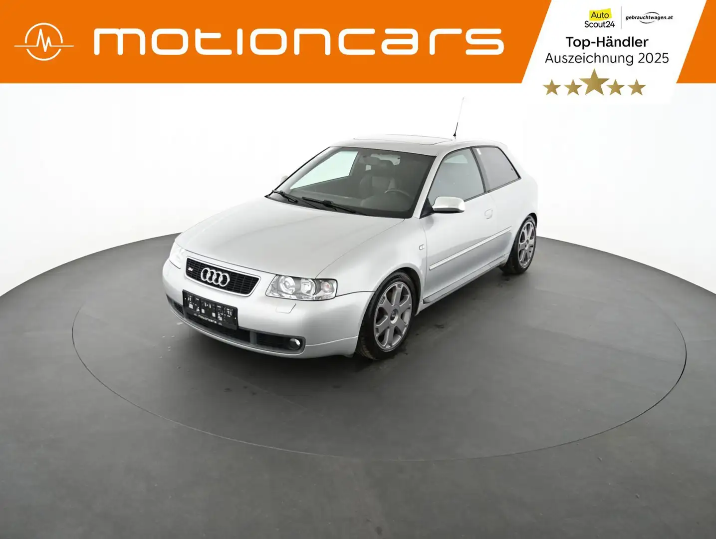 Audi S3 1.8 T Facelift Pickerl NEU EXP € 16.380,- Silber - 1