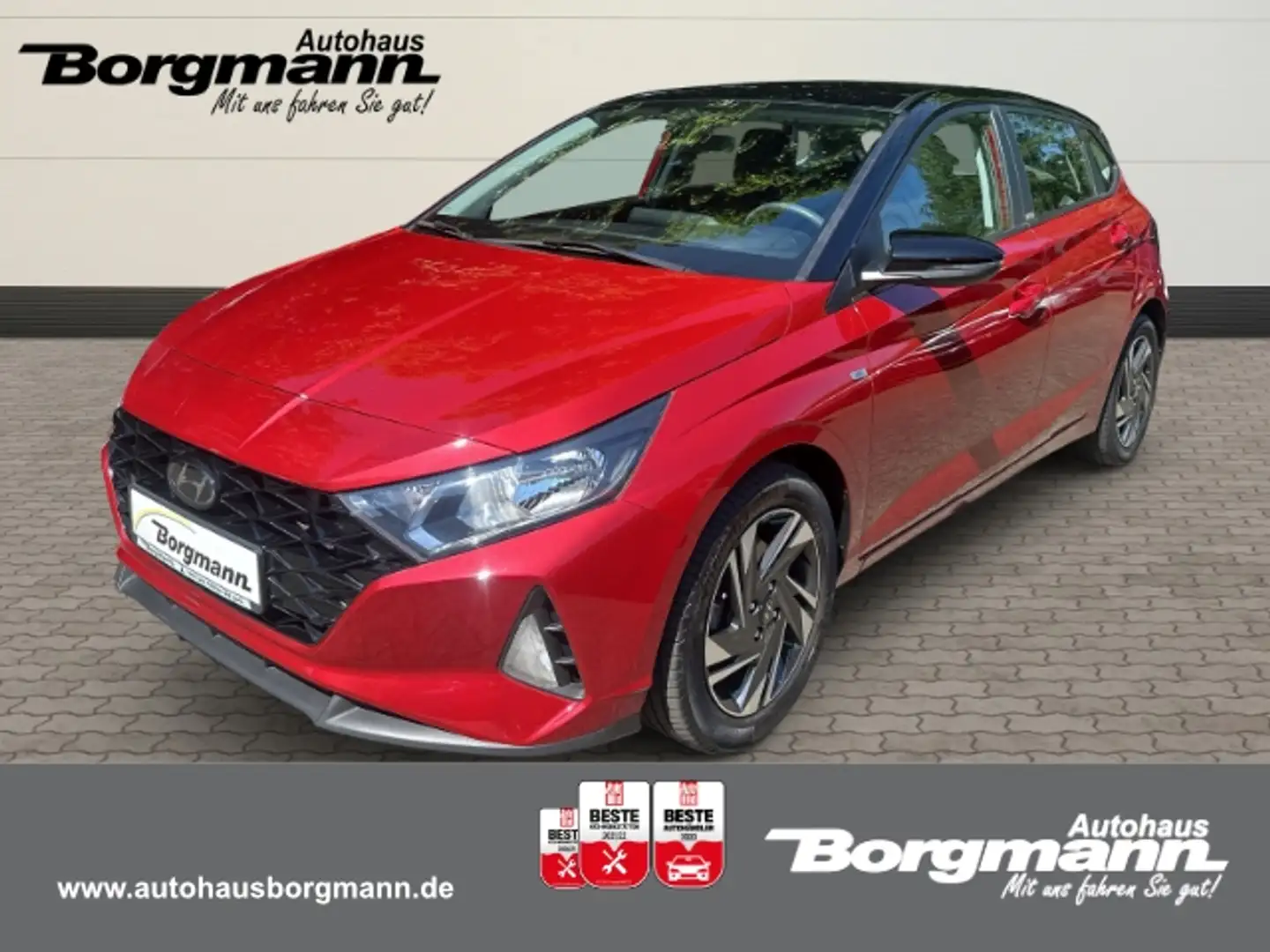 Hyundai i20 1.0 48V - Carplay - PDC hinten - Rückfahrkamera Rood - 1