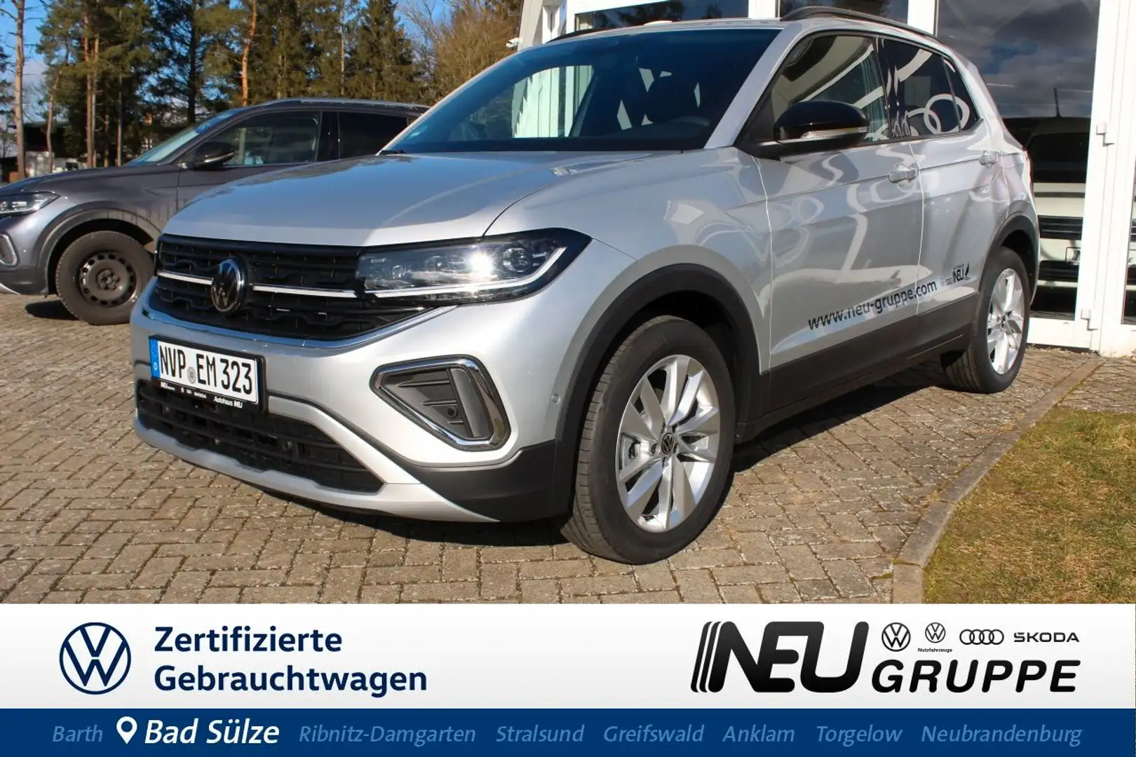 Volkswagen T-Cross Life 1.0 TSI DSG Goal AHZ ACC Matrix Argent - 1
