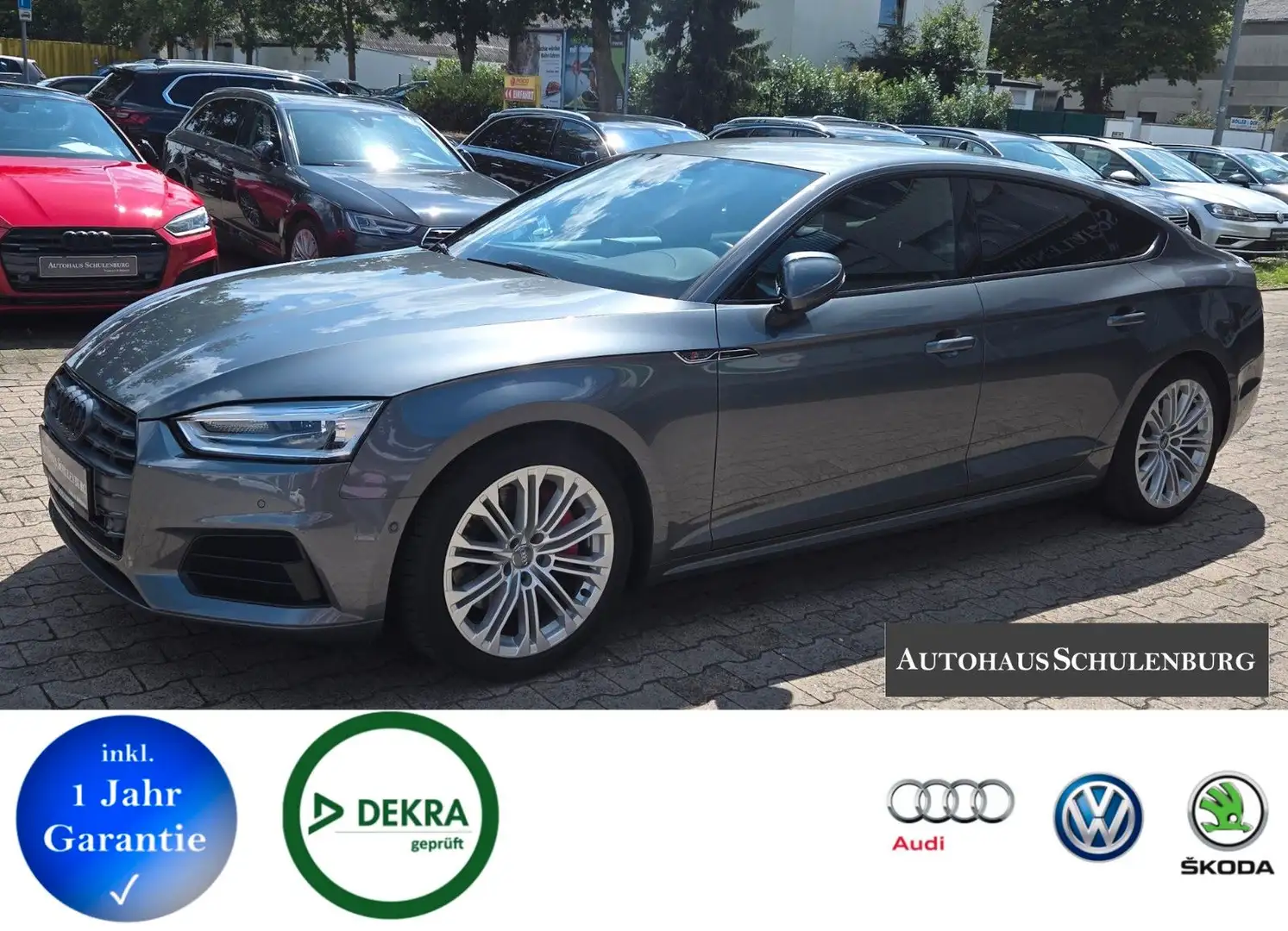 Audi A5 S-line 360°-Kamera Digitaltacho Totwinkel Grau - 1