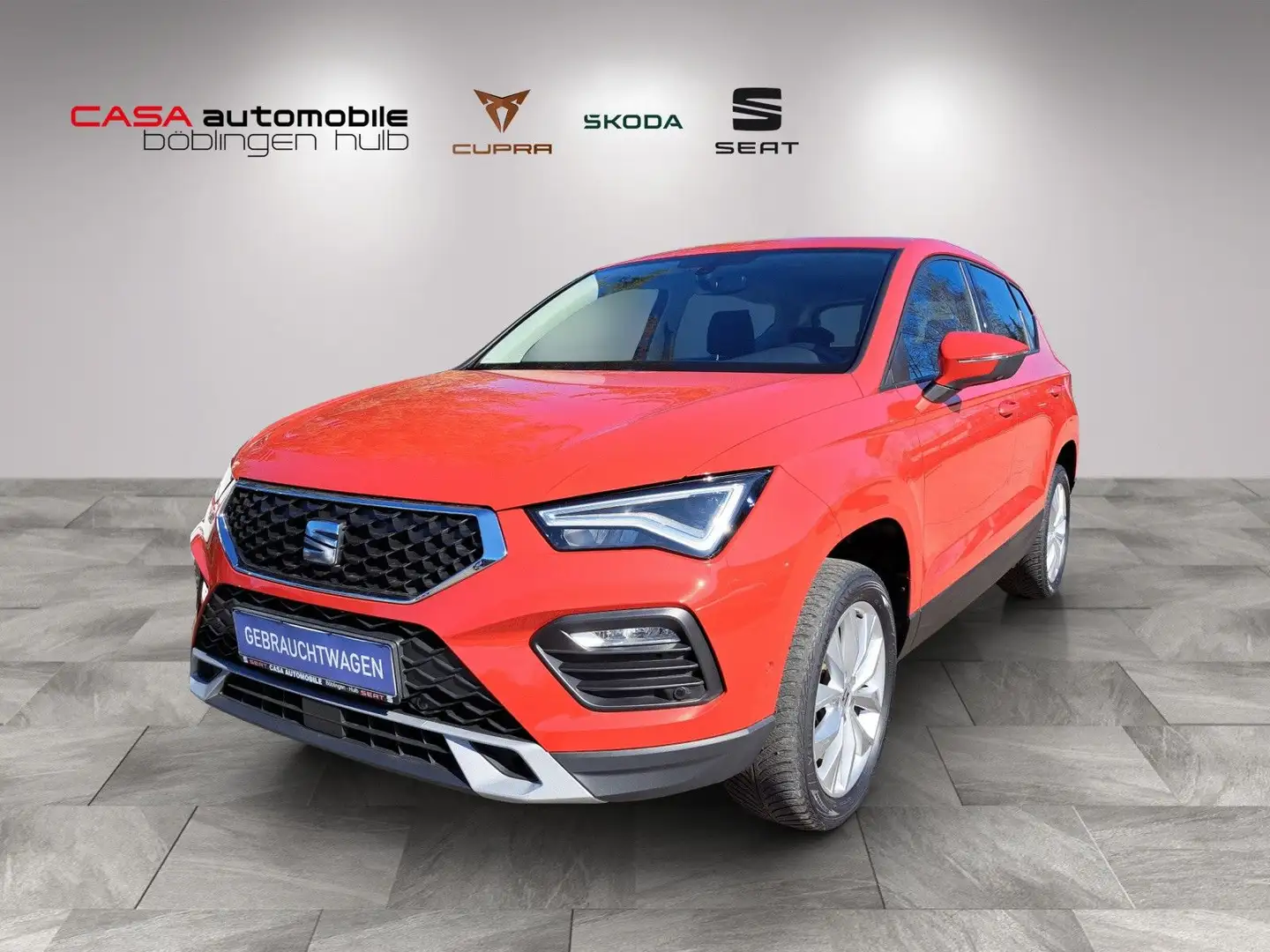 SEAT Ateca Style 2.0 TDI DSG LED Navi SHZ PDC Rot - 1