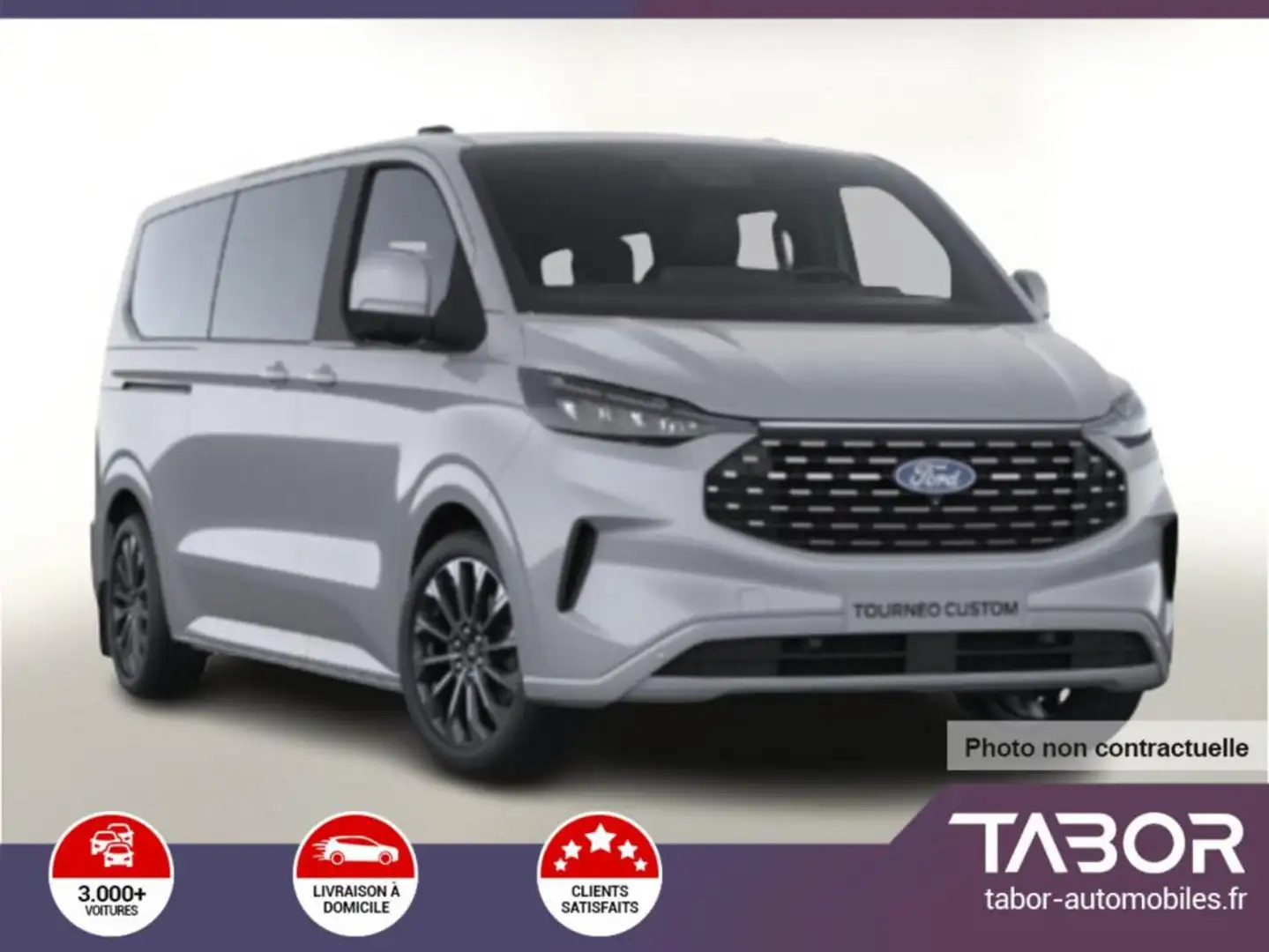 Ford Tourneo Custom 2.0 TDCi 170 Aut Tit X L2 Gris - 1