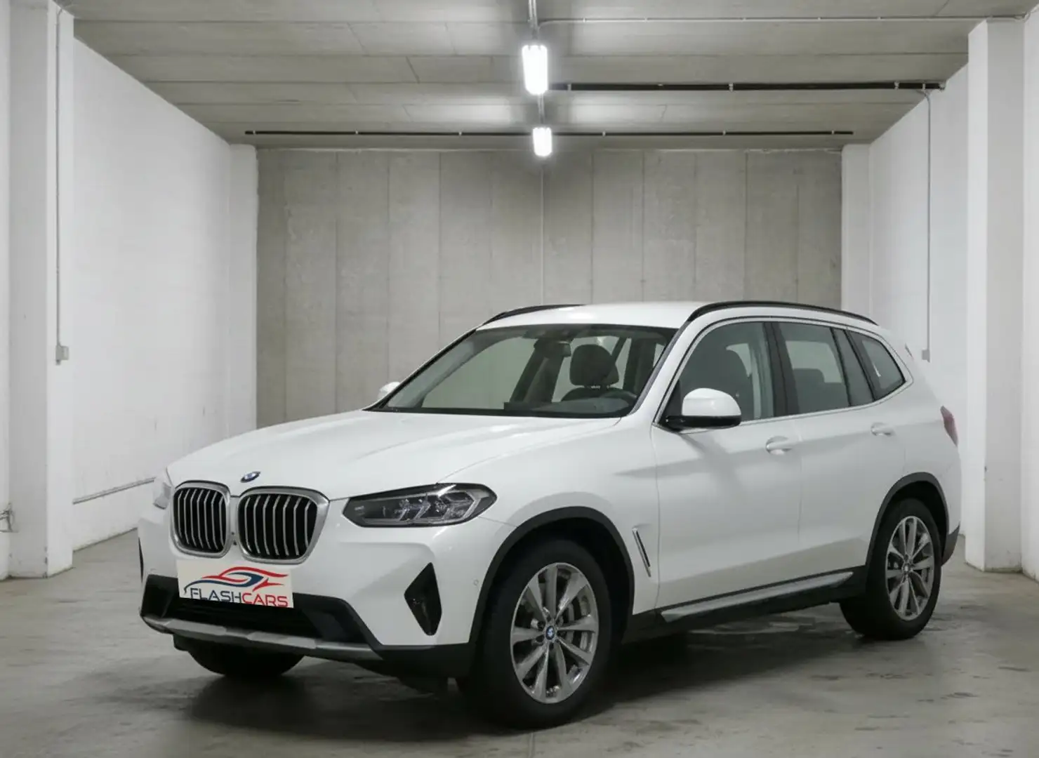 BMW X3 xDrive 20d 48V Aut. AHK 360° LASER LEDER NAVI Blanc - 1