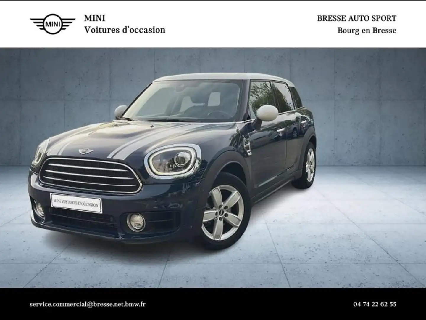 MINI Countryman C Cooper 136ch BVA Blauw - 1