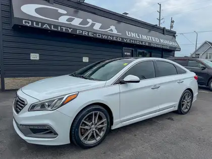 White 2015 Hyundai Sonata 2.0T Ultimate FWD Sedan 6-Speed Automatic