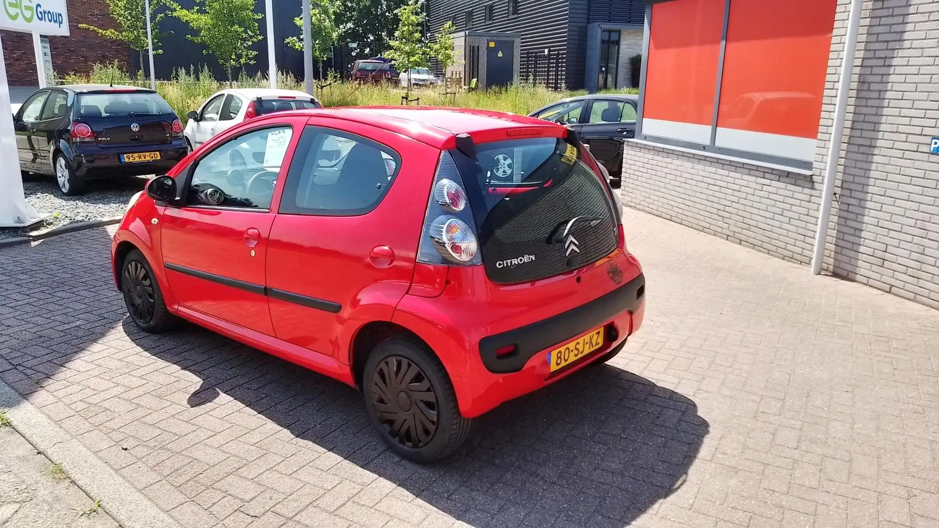Citroen C1 1.0-12V Ambiance AUTOMAAT. prijs is incl nieuwe ap Rouge - 2