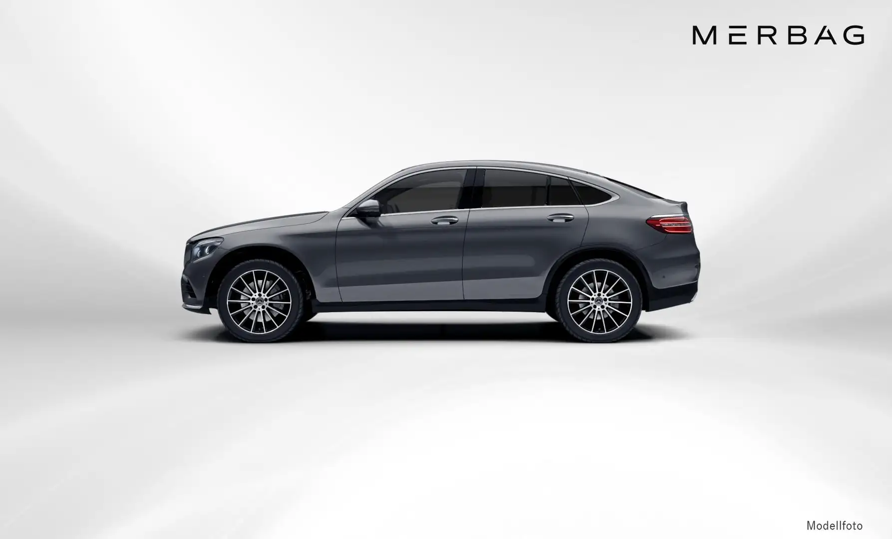 Mercedes-Benz GLC 350 d 4MATIC Coupé Šedá - 2