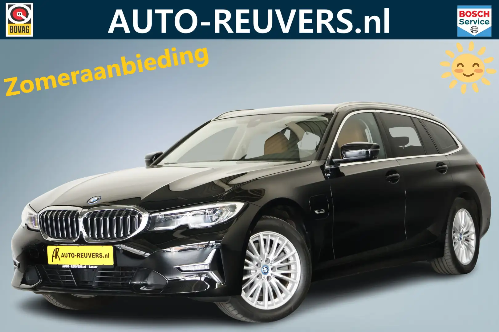 BMW 320 3-serie Touring 320e High Executive / Laser-LED / Zwart - 1