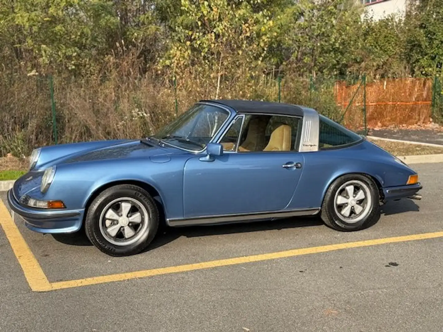 Porsche 911 2.0 T targa 1968 * VETRI VERDI * Albastru - 2
