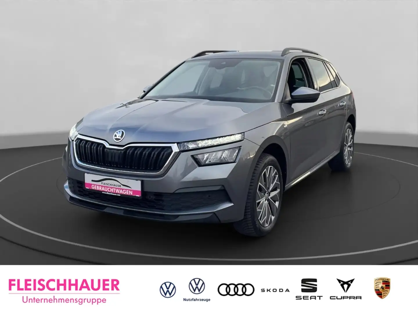 Skoda Kamiq Active 1.0 TSI DSG Business RFK Parksensoren v+h Grau - 1