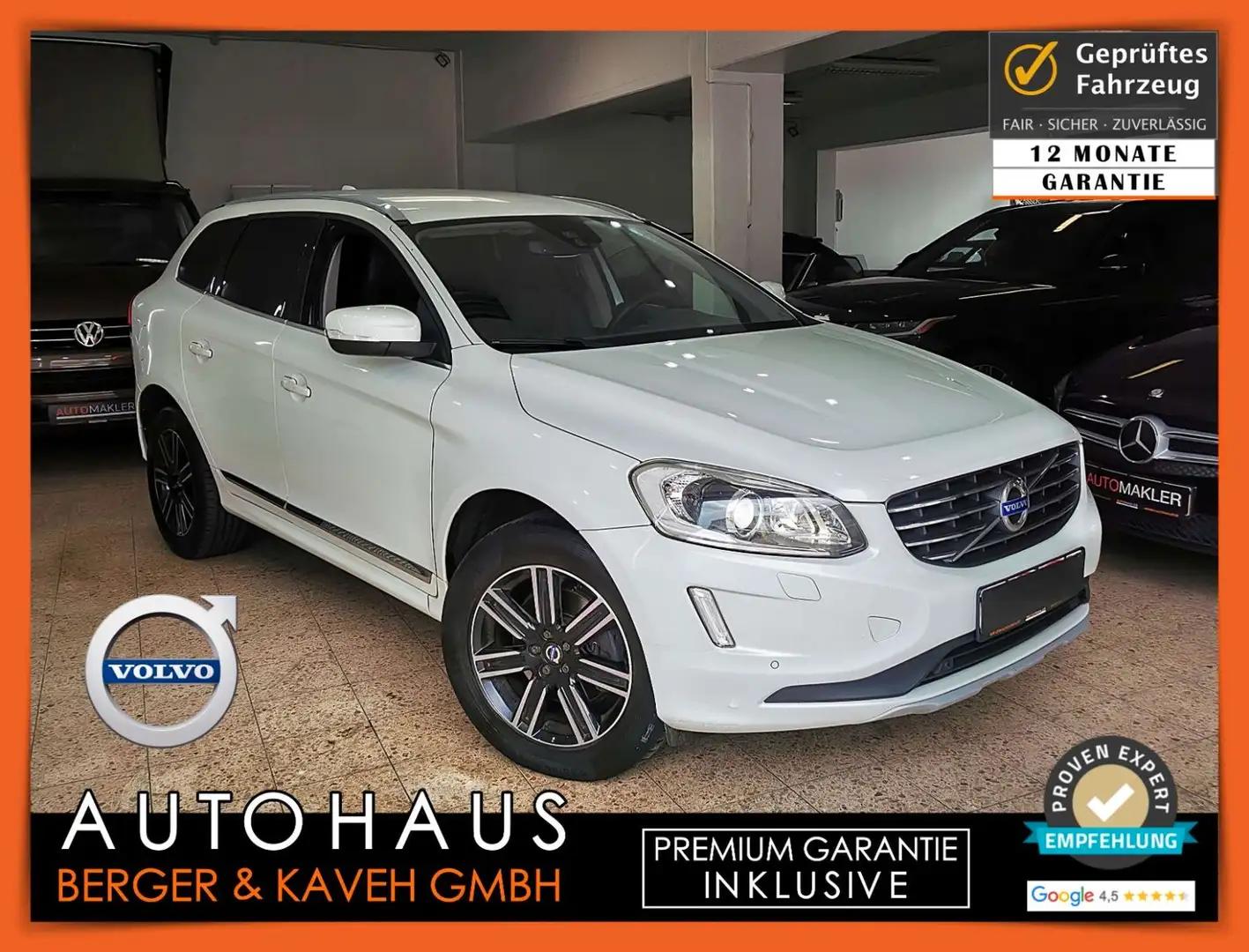 Volvo XC60 SUMMUM | XENON | AHK + [12MON GARANTIE] Weiß - 1