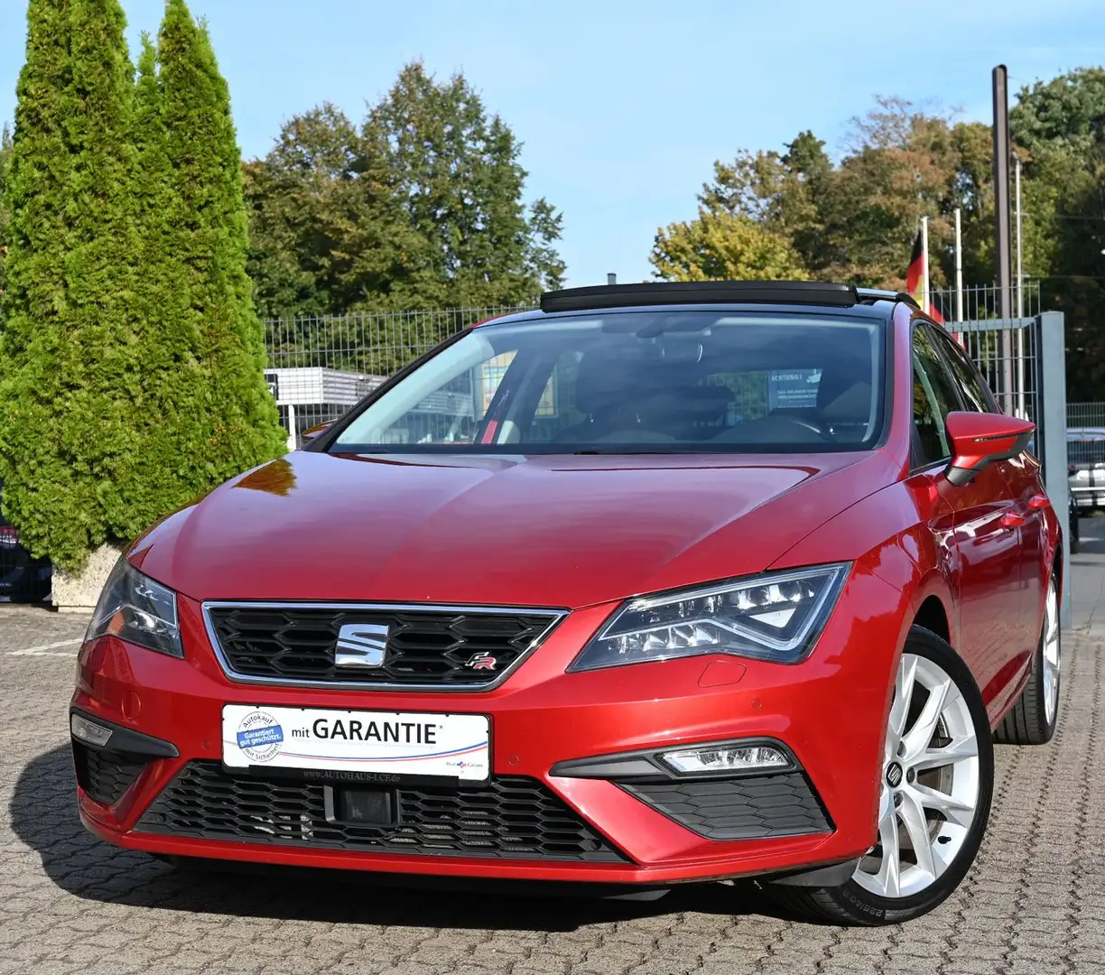 SEAT Leon 1.4 TSI FR Pano AHK Navi LED Leder CarPlay Rouge - 2