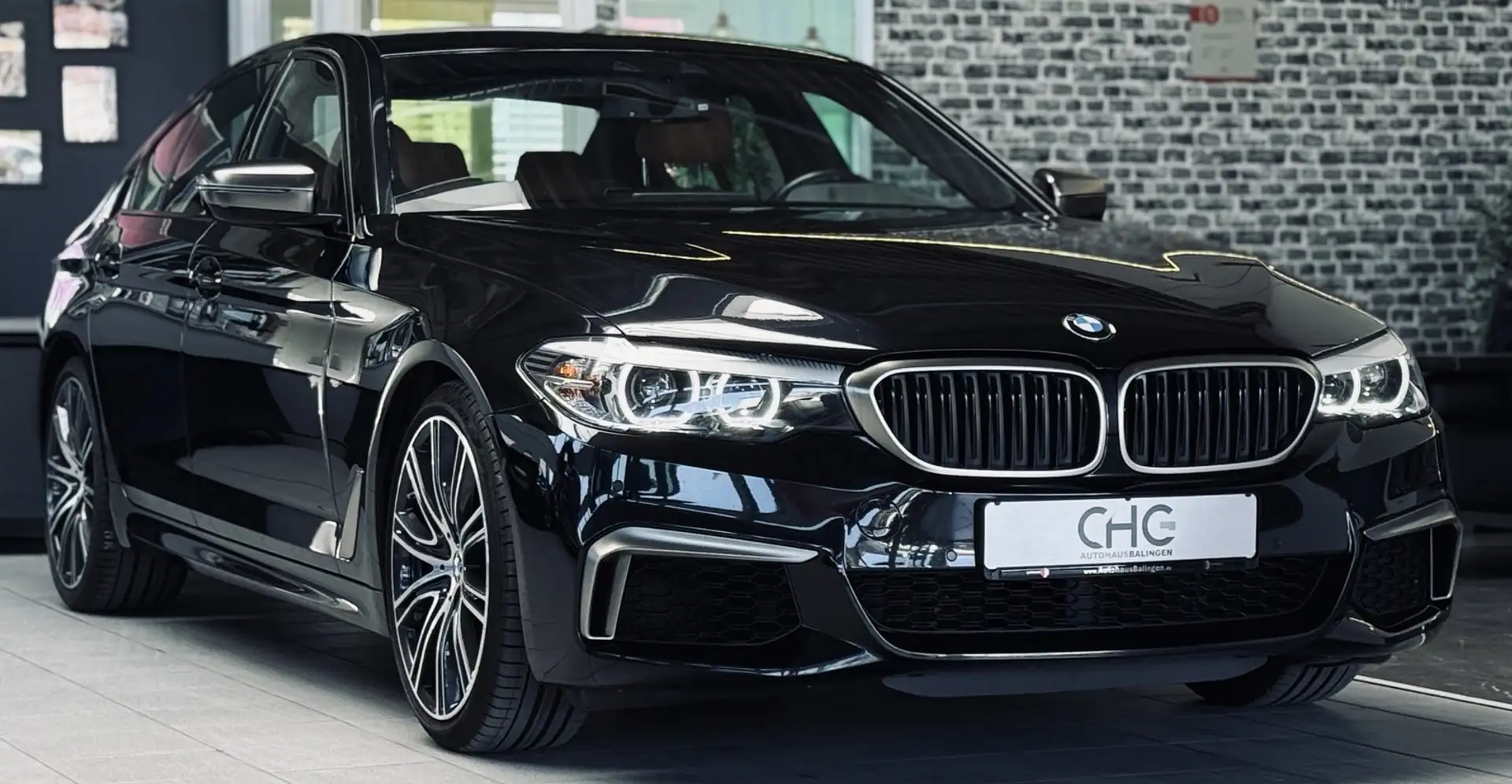BMW M550 d xDrive AERO|HARMANK.|KAMERA|NAVI|4xSHZ|LEDER Schwarz - 1