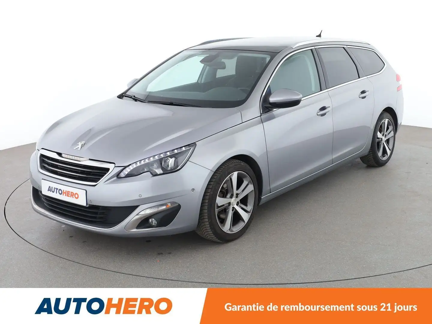 Peugeot 308 SW 1.6 Blue-HDi Feline Gris - 1
