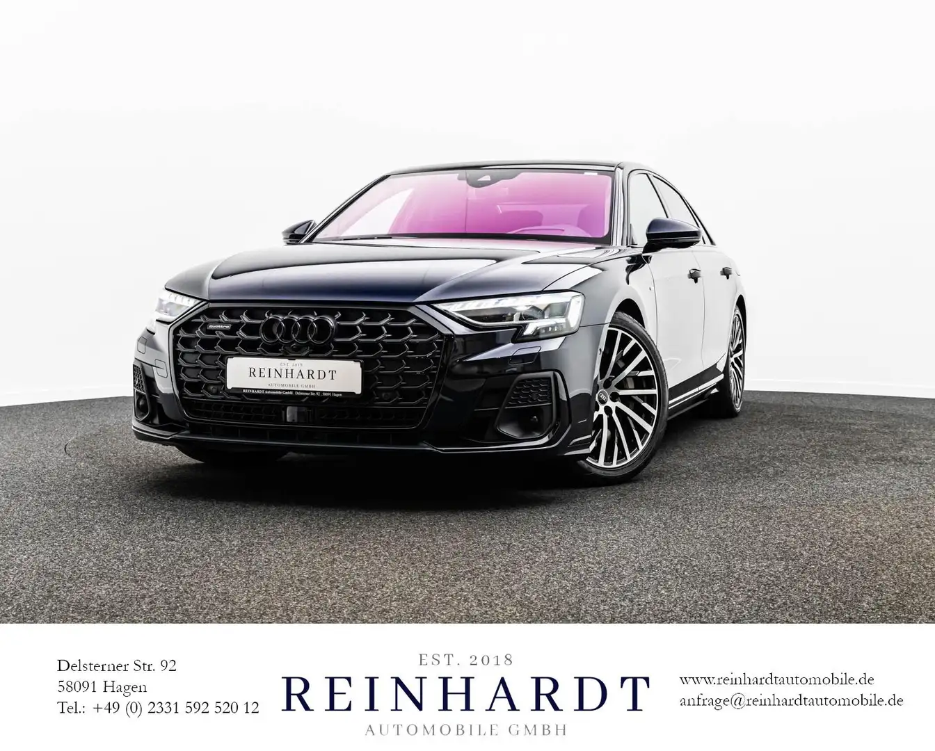 Audi A8 60TFSie S LINE/BLACK/DIGI-MTRX/ACC/HuD/PANO Bleu - 1