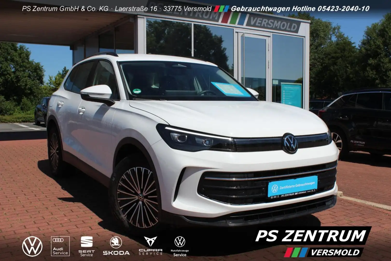 Volkswagen Tiguan 2.0 TDI DSG Life AHK CAM LEDplus NAVI LED Blanc - 2