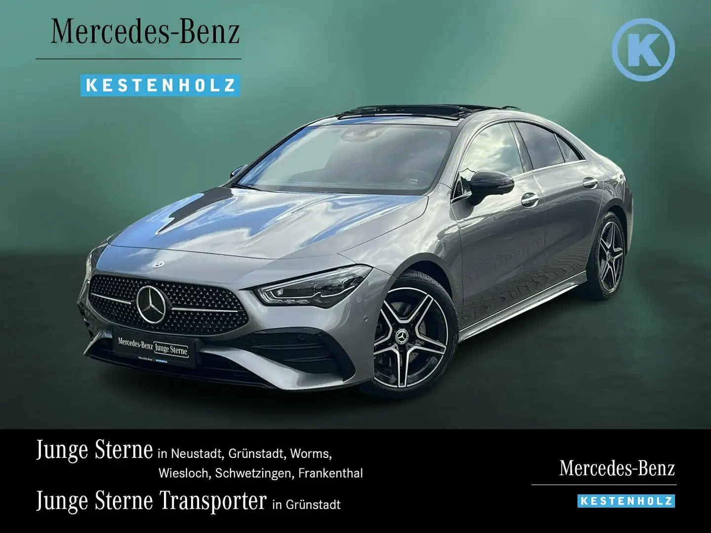Mercedes-Benz CLA 220 CLA 220 d AMG+NIGHT+STHZ+DISTR+PANO+MLED+360+KEY Grau - 1