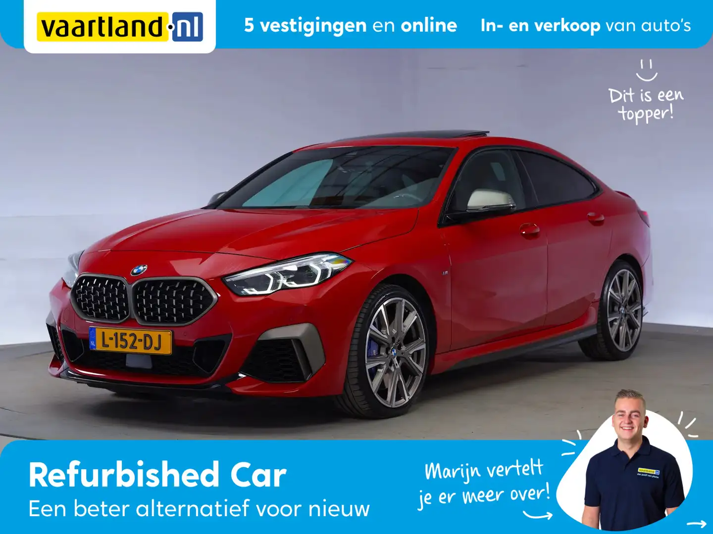 BMW 235 2-serie Gran Coupe M235i xDrive High Executive Aut Rood - 1