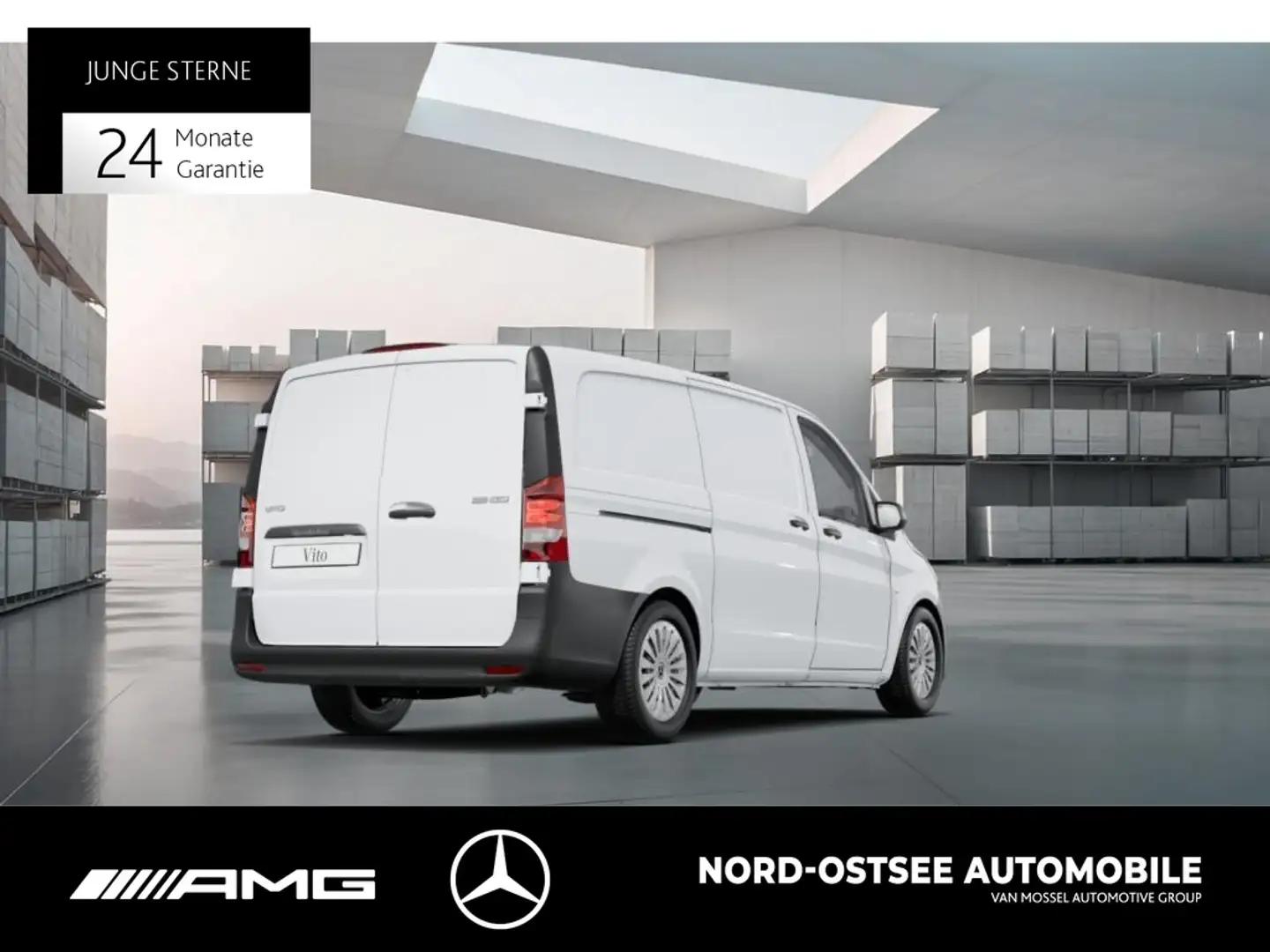 Mercedes-Benz Vito 116 NEUES MODELL KAMERA NAVI TEMPOMAT MBUX Weiß - 2
