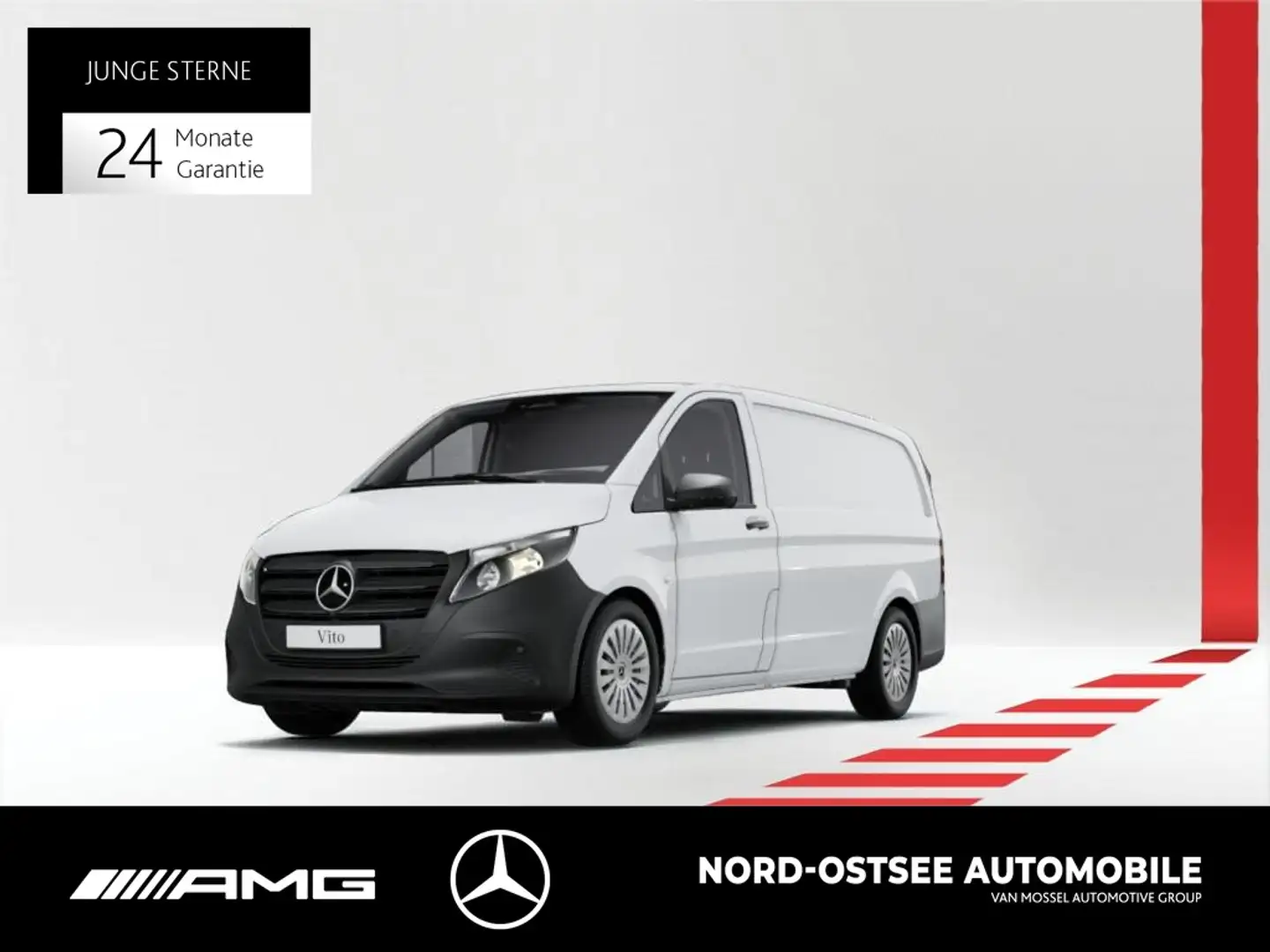 Mercedes-Benz Vito 116 NEUES MODELL KAMERA NAVI TEMPOMAT MBUX Weiß - 1